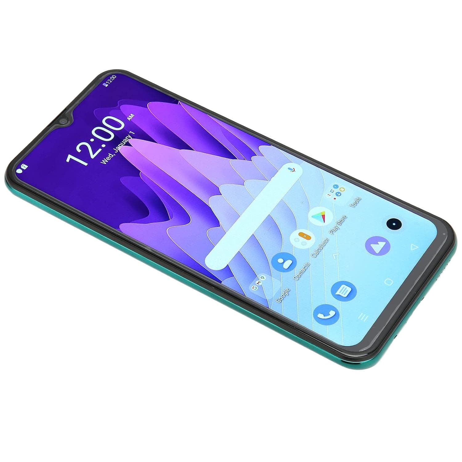 JYDQM Dual SIM Mobile Phone, 64GB Mobile Phone High Screen Fluency HD Full Screen 3500mAh with Headphone for Entertainment (Color : G)