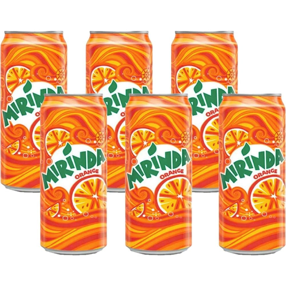 Miranda Orange Soft Drink, 325 ml x 6 Pcs