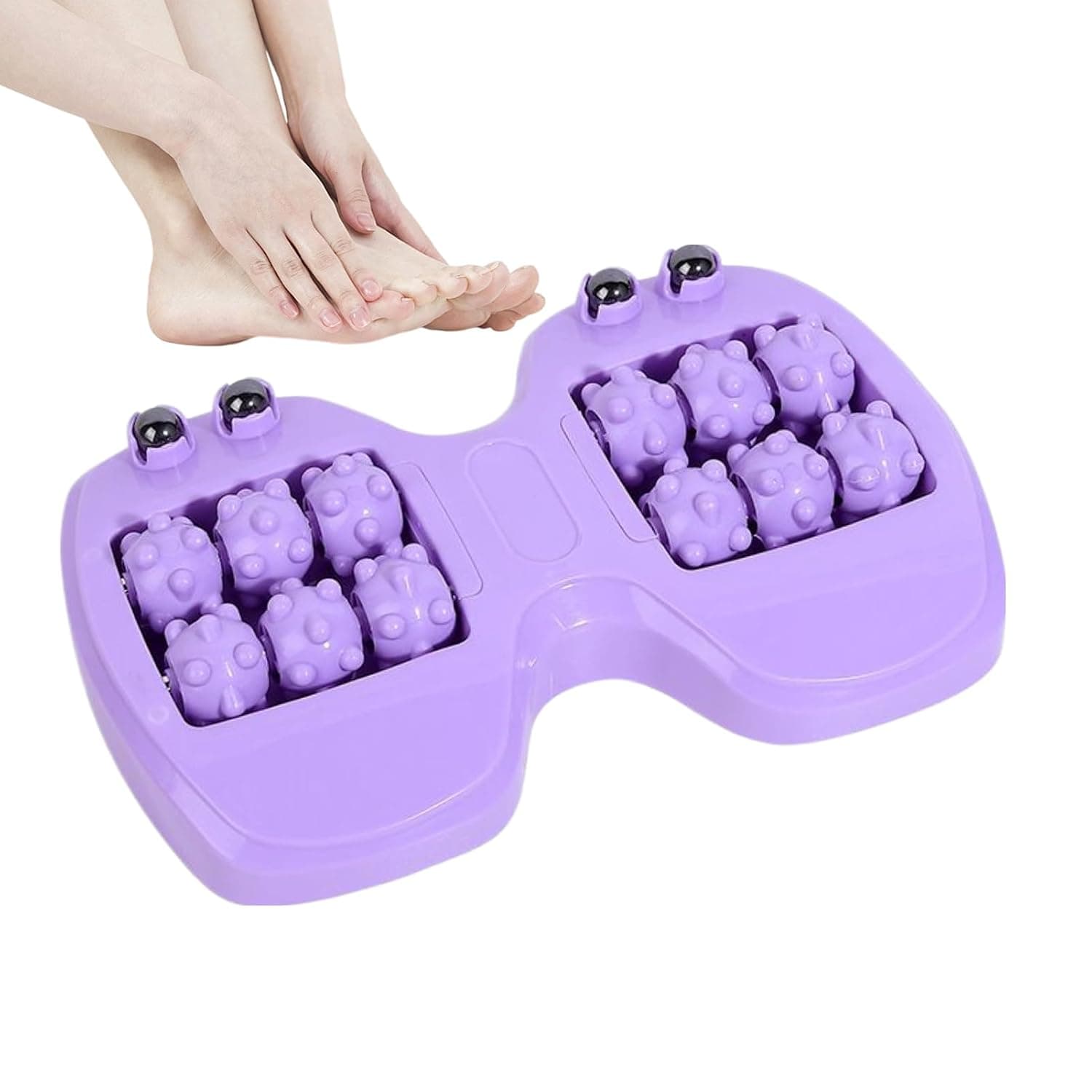 Foot Roller Magnetic Beads Double Massage Portable Ergonomic Sole | Rolling Foot Massager Muscle Care Massage Tool Portable for The Home Daily Work Relaxation Muscle Care Relaxation Massage