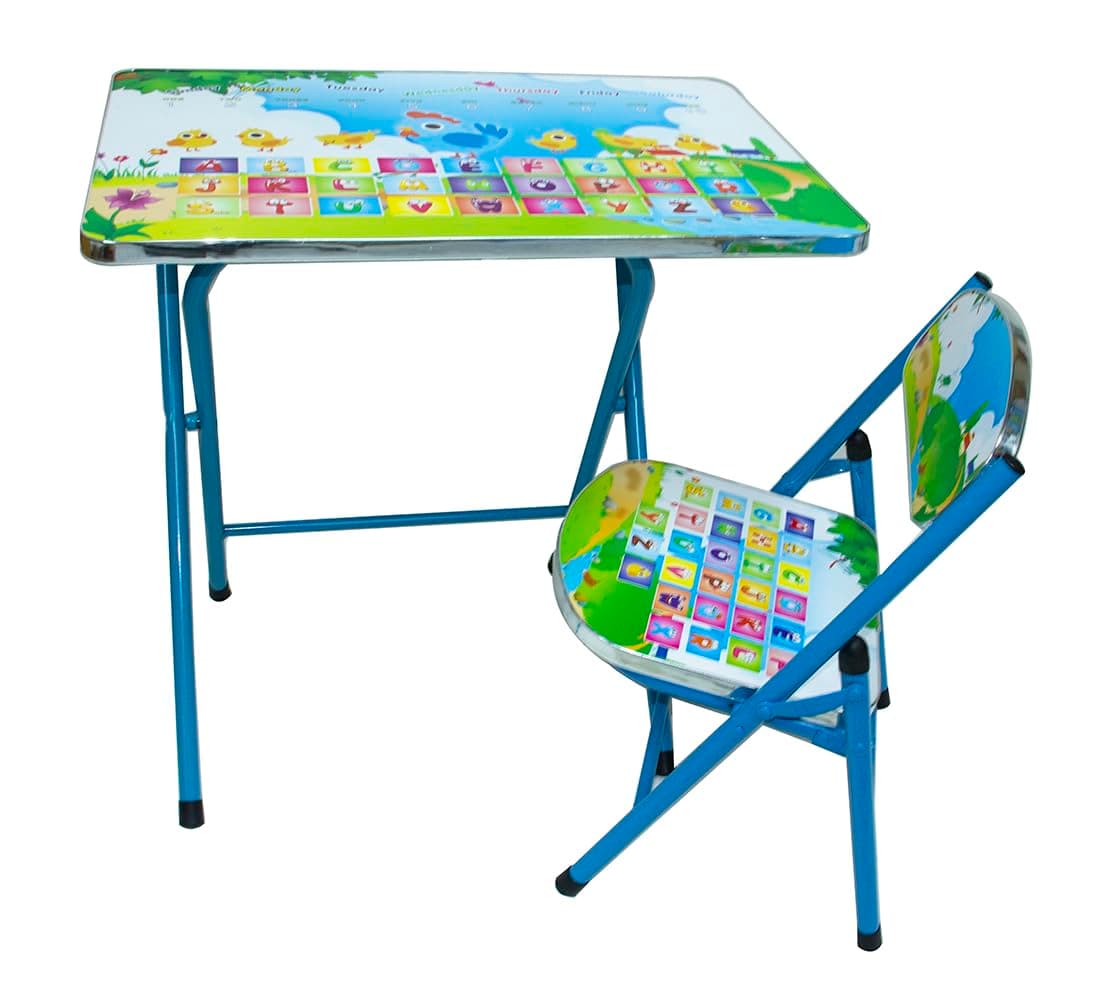 Kids Folding Study Table and Chair Set