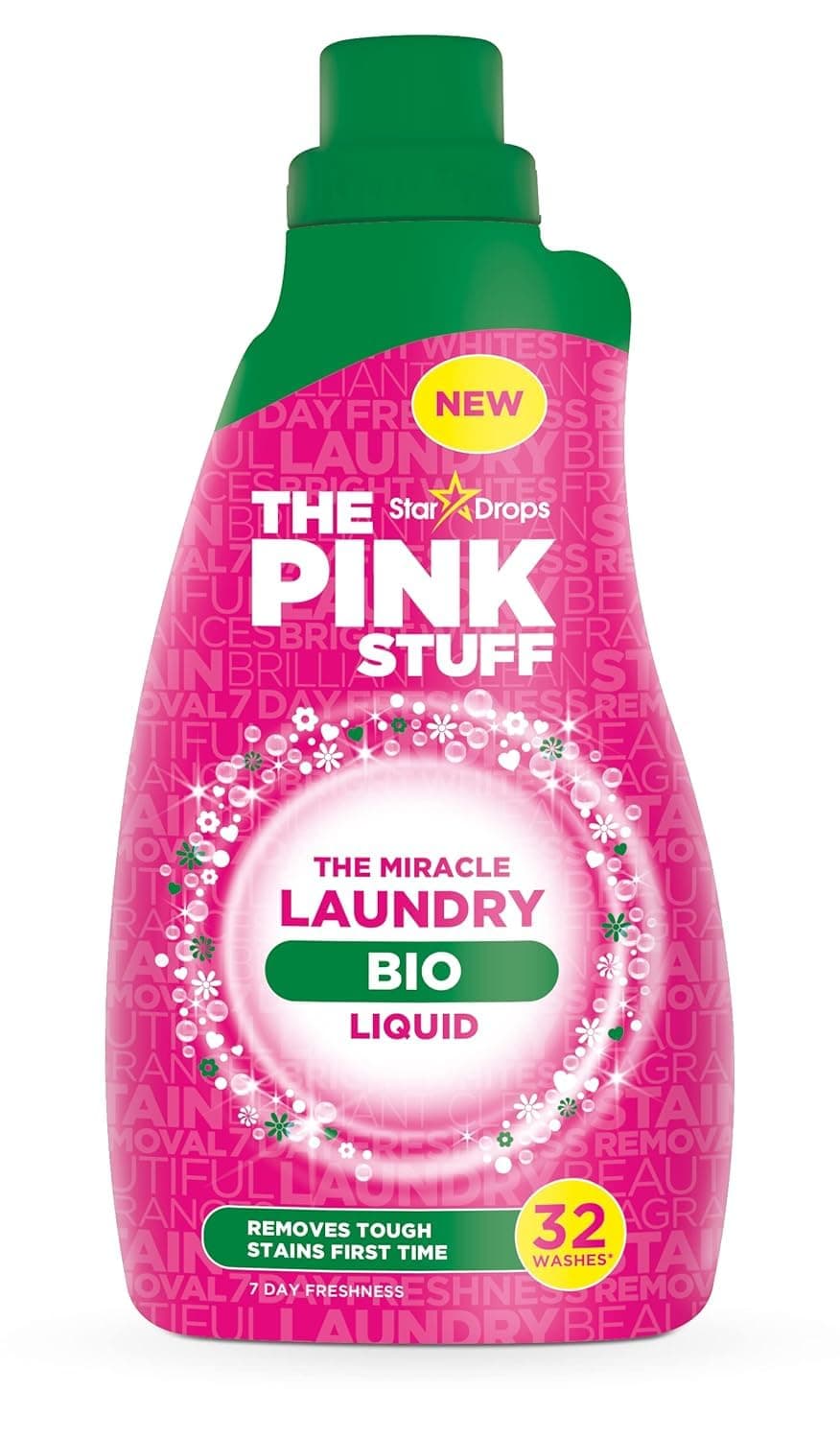 Star Drops - The Pink Stuff Laundry Liquid 30 wash Bio - 960ml