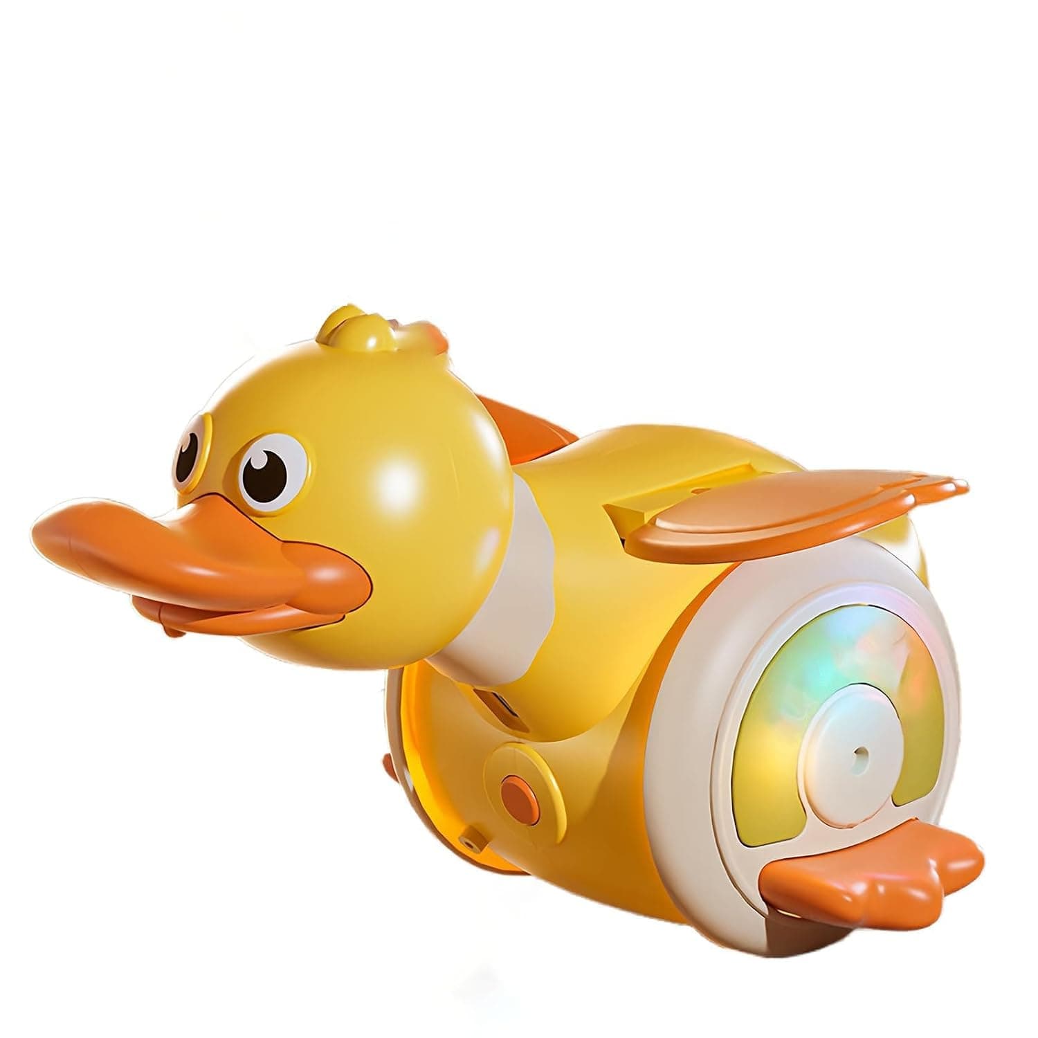 Crawling Duck Baby Toy, Infant Sensory Runing Dancing Duck Tummy Time Toys, 3 4 5 6 7 8 9 10 11 12 Babies Boy Girl 3-6 6-12 Learning Crawl Walking Toddler Gifts for 18 Months Old (Yellow)