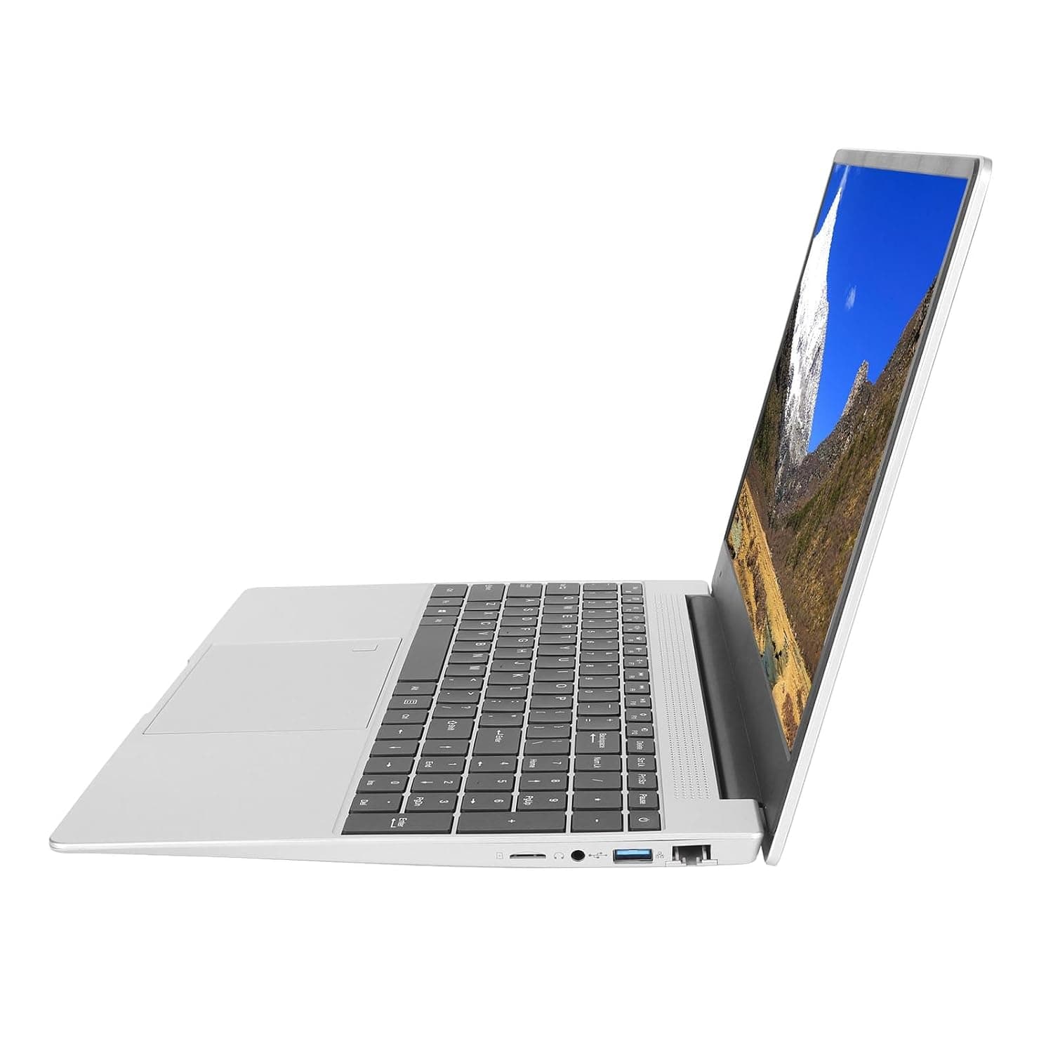 Generic 15.6 Inch Laptop, 100–240 V Multi Interface Laptop Quad Core 128 G Expandable 16 GB RAM with Faulty Impressing Reader for 11 Pro (256GB UK Plug)