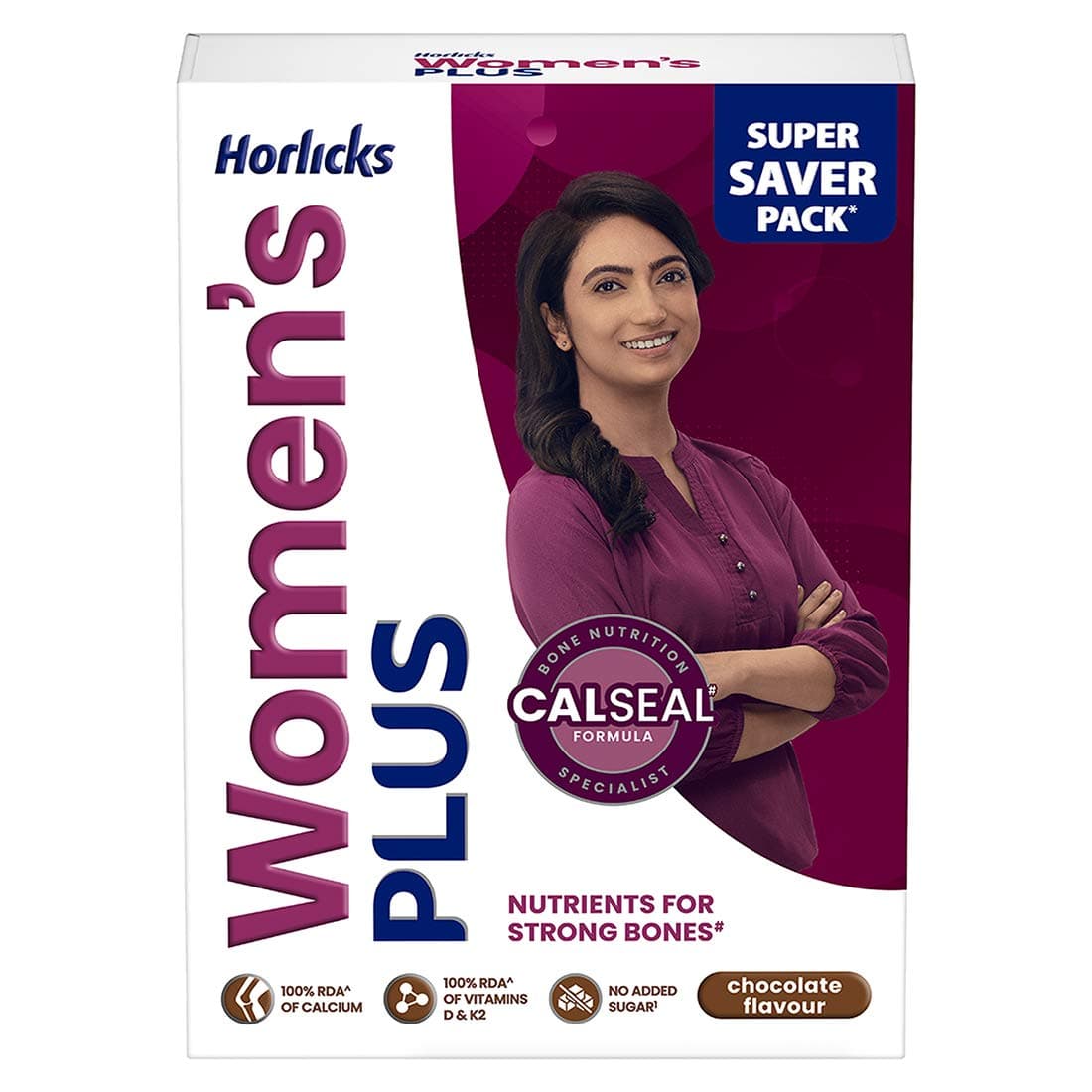 Women's Horlicks Health & Nutrition Drink - 400 g Refill Pack (Chocolate Flavor)