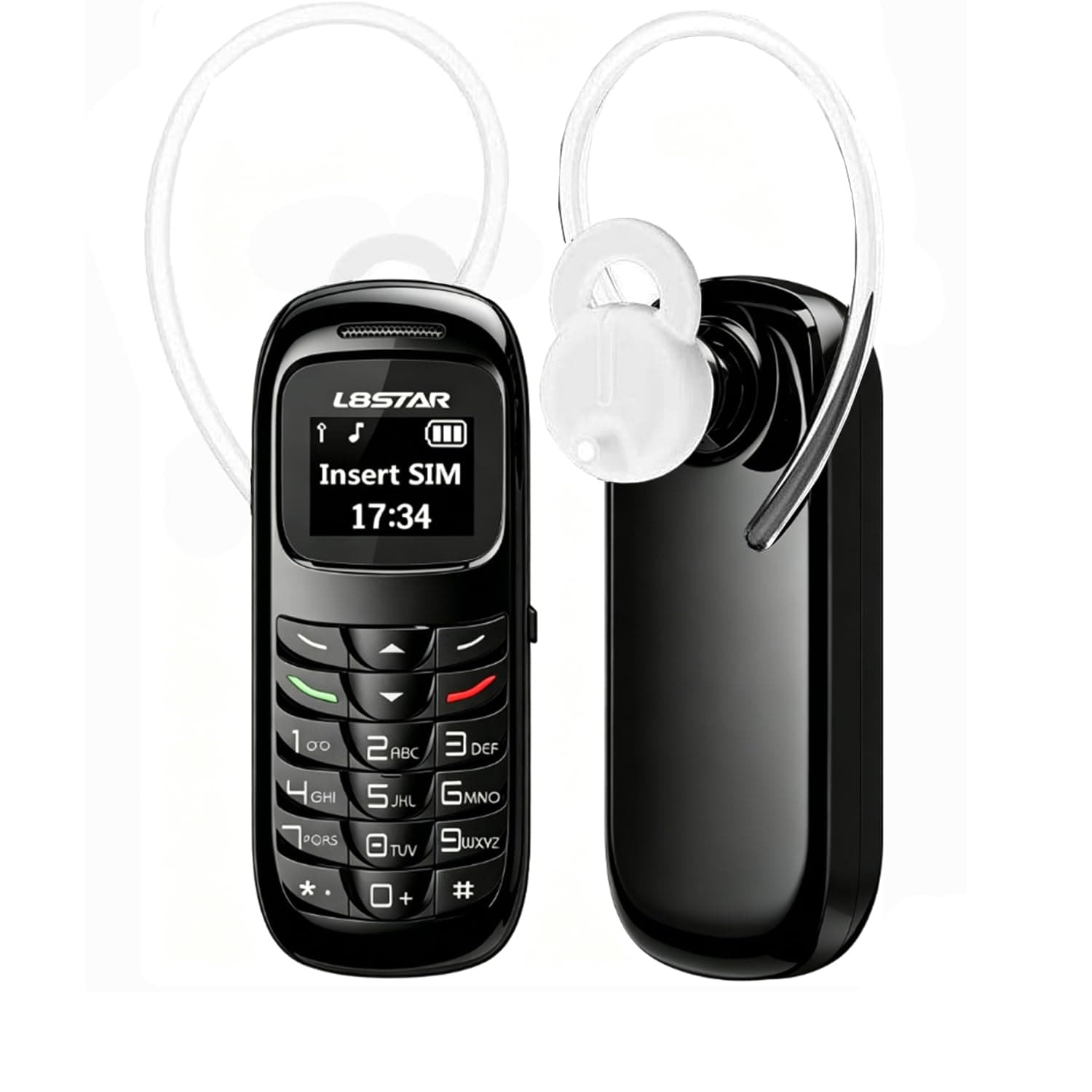 Longben Tiny Mini Mobile Smartphone L8Star BM70 The Smallest Phone Unlocked (Black)