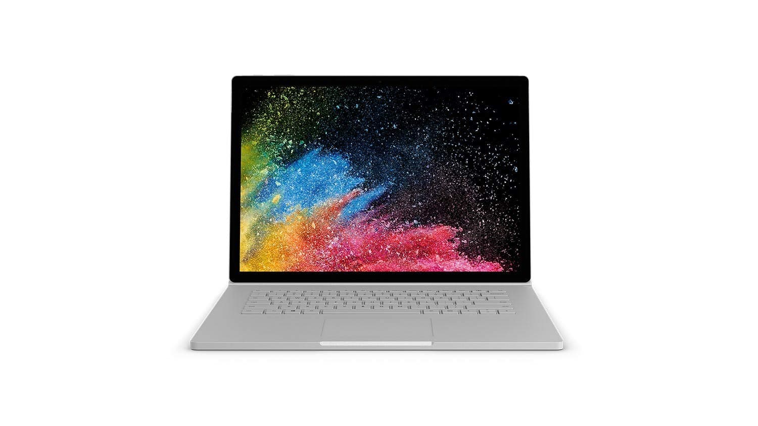 Microsoft Surface Book 2 2-in-1 Laptop - Intel Core i5-7300U, 13.5-Inch Touch, 256GB SSD, 8GB, Eng-Arb-KB, Windows 10 Pro, Silver