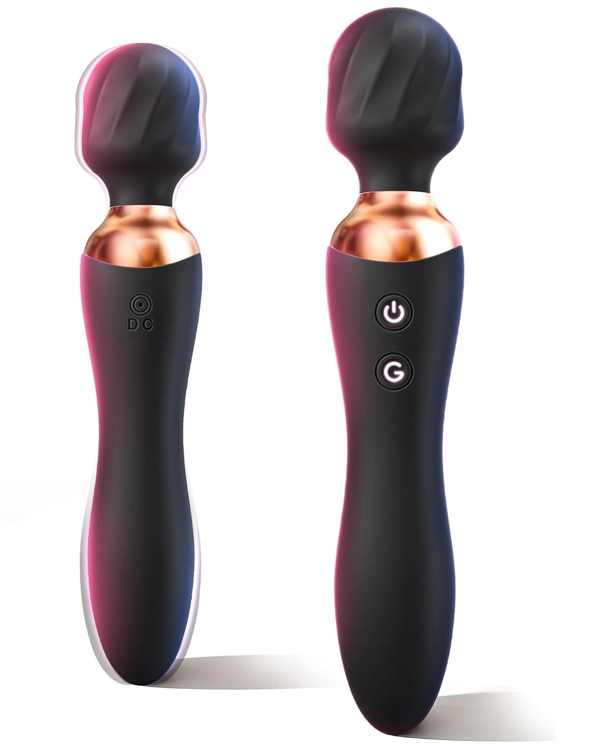 MOOLIGIRL Smart App Control Body Massager, Cordless Massager with 24 Massage Settings, 360° Flexible Head, USB Rechargeable Handheld Massager for Neck, Shoulders, Back and Leg Muscle Relaxation | Massager for Neck, Shoulders, Back and Leg Muscle Relaxation