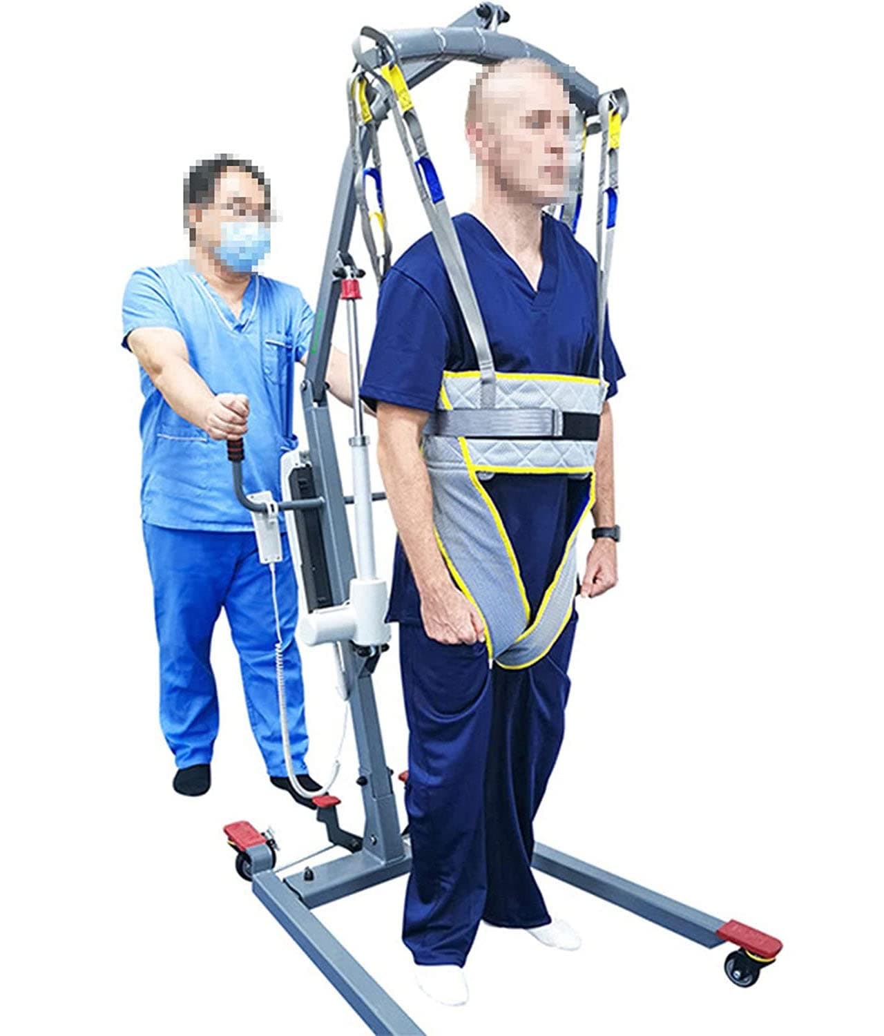 Patient Lift Sling, Standing Walking Sling, Moving Assist Medical Safety Mesh Lifting Sling for Nursing, Elderly, Disabled