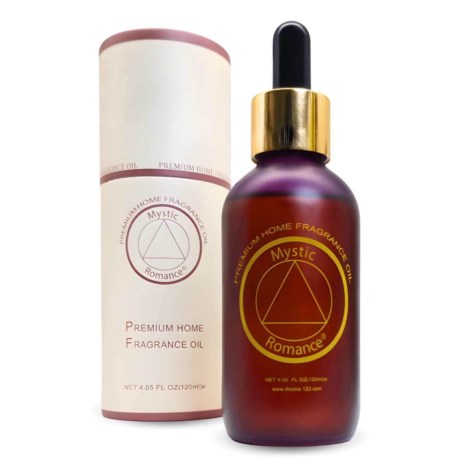 Mystic Romance Santal Premium Home Fragrance Oil - for Aroma Oil Diffusers and Burner Oil Lamps (120mL, Glass)