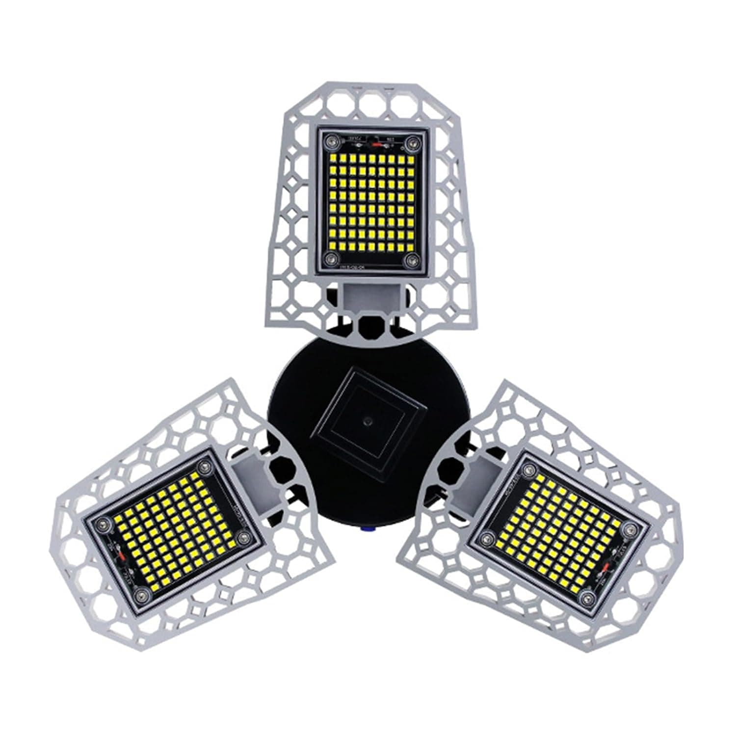 Pepisky Folding Tre Leaf Led Industrial Light High Power Light Sensitive Waterproof Indoor E27 Industrial Lighting Garage Lights