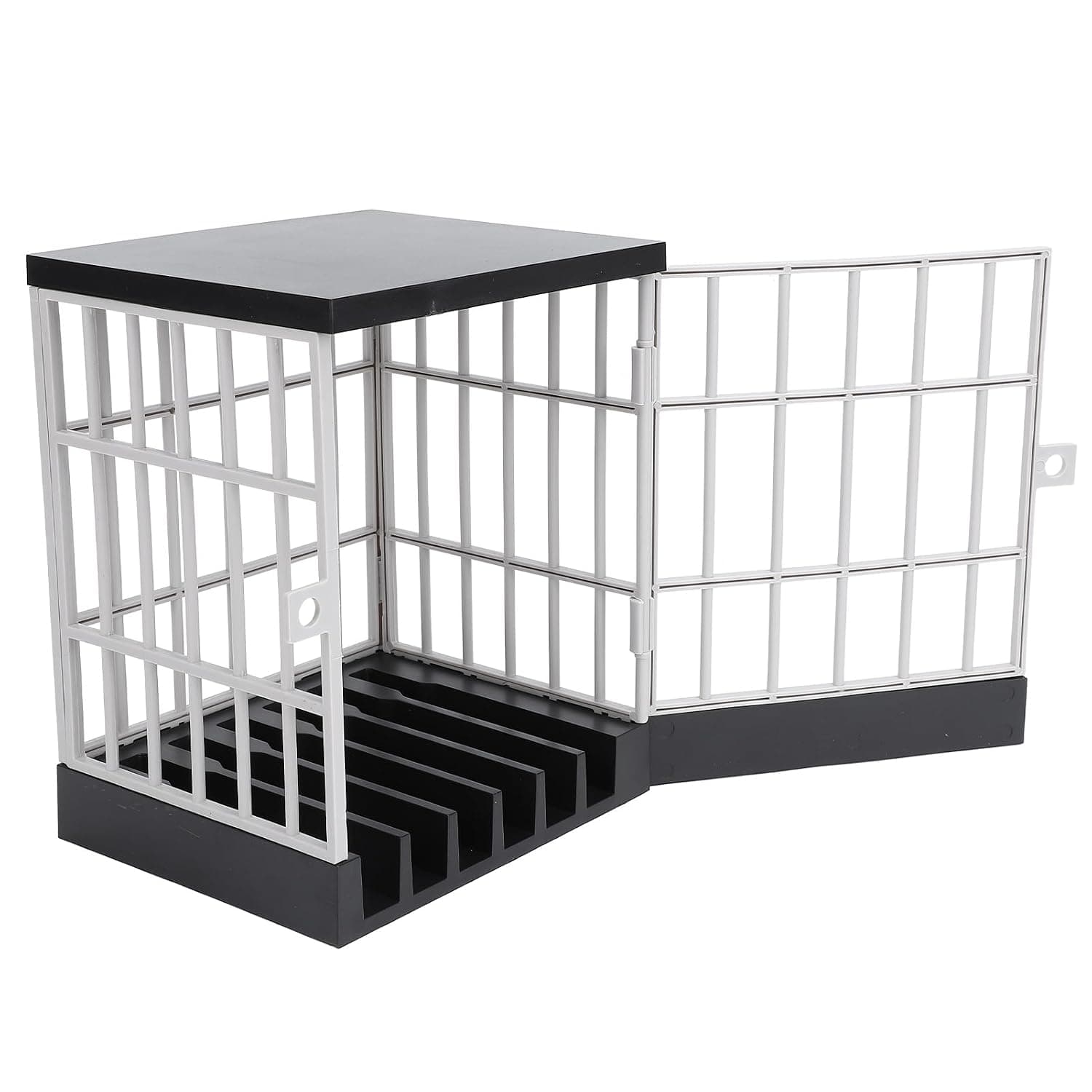 Generic Cell Phone Jail Lock Box Portable Mobile Phone Prison for Family School Gathering Non Screen Interaction Plastic (Black Grey)