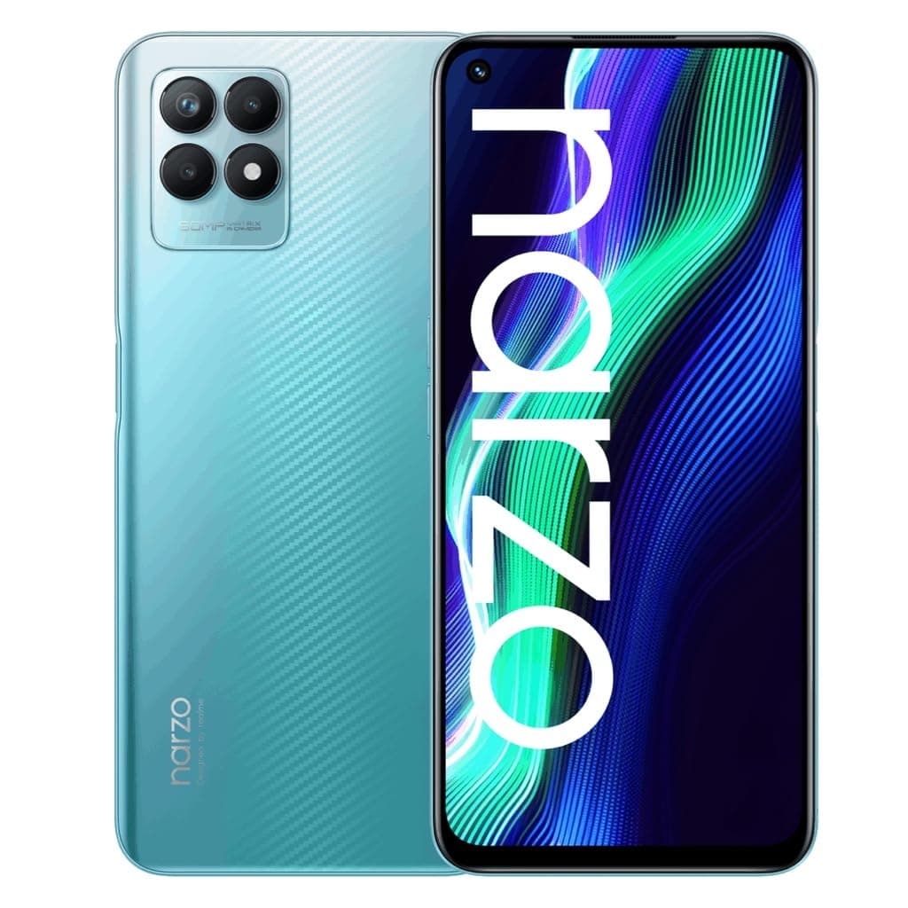 Realme Narzo 50 Dual-Sim 128GB ROM + 4GB RAM (GSM only | No CDMA) Factory Unlocked 4G/LTE SmartPhone (Blue) - International Version