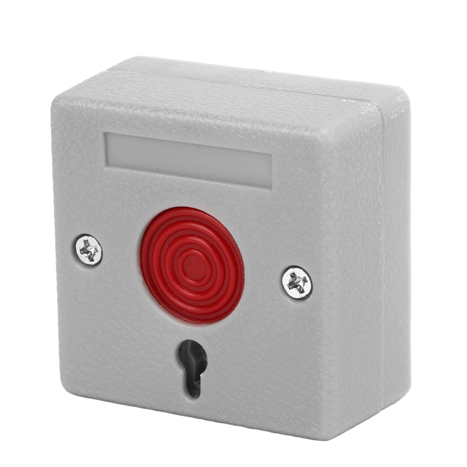 Outdoor Sound Alarm Button Durable ABS Emergency Equipment for Nursing Homes, Convenient Key Reset