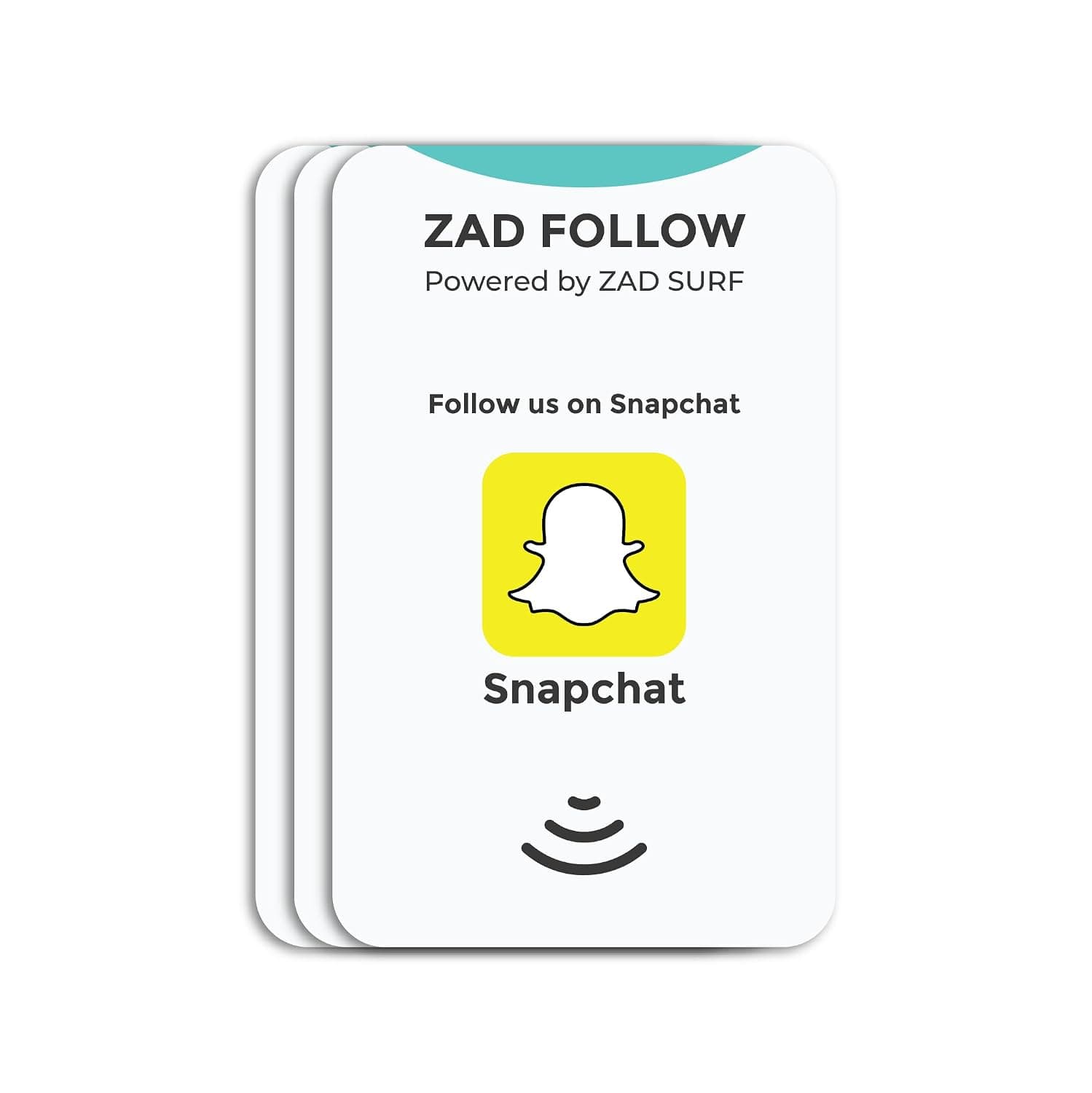 Pack of 3 Follow. Snapchat Follows NFC Card from () allowing you boosting Follows - iOS and Android