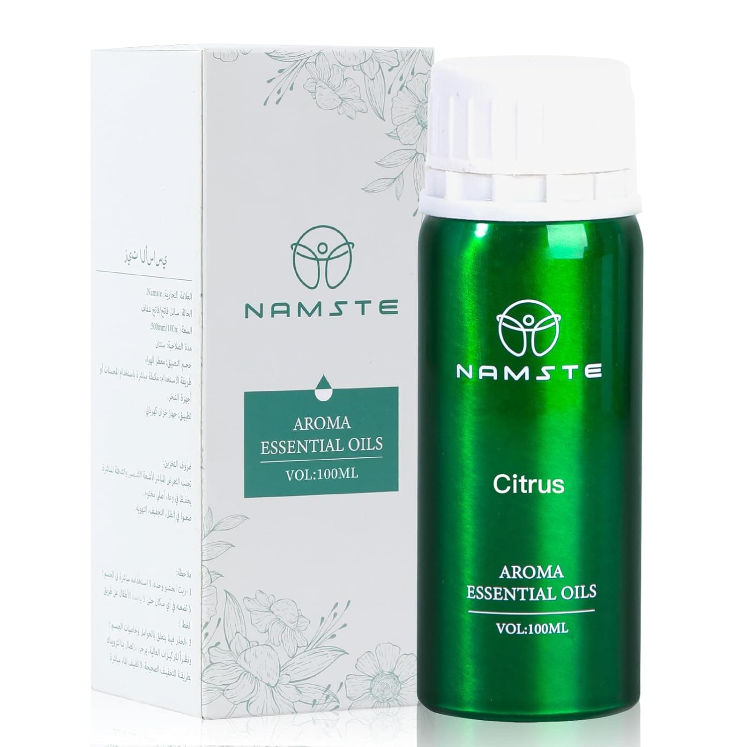 NAMSTE 3.38 Fl. Oz Citrus Aroma Essential Oil - 100% Pure And Natural Essential Oils for Diffusers | Aromatherapy Oil for Mood Lifting