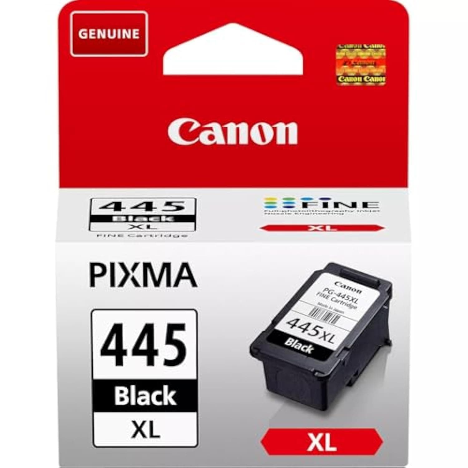 خرطوشة حبر مقاس XL PG-445 من كانون - خرطوشة حبر سوداء
