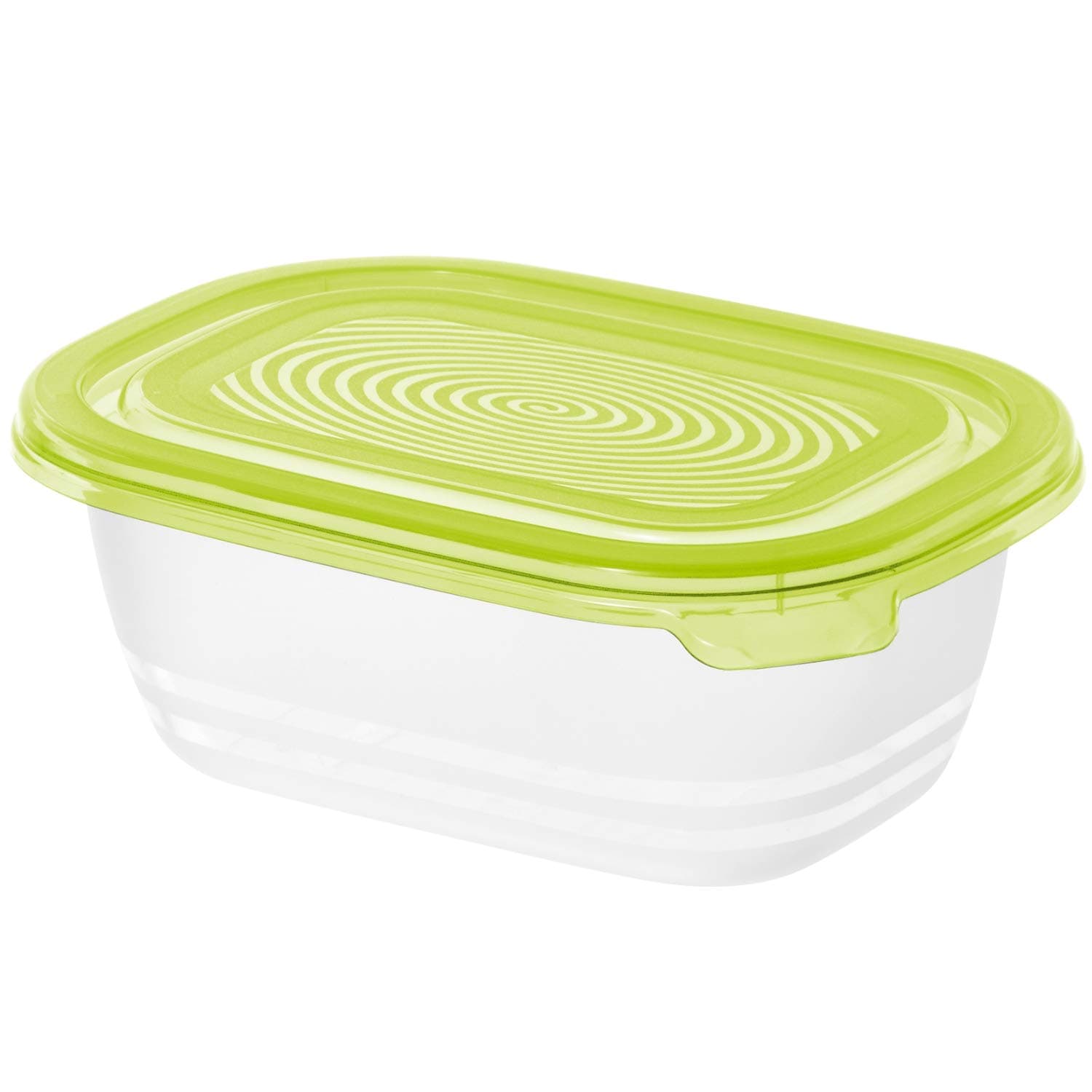 Rotho Sunshine Food Storage Container 0.5 L with Lid, Plastic (PP) BPA-Free, Green, 0.5 L (15.5 x 11.0 x 6.0 cm)