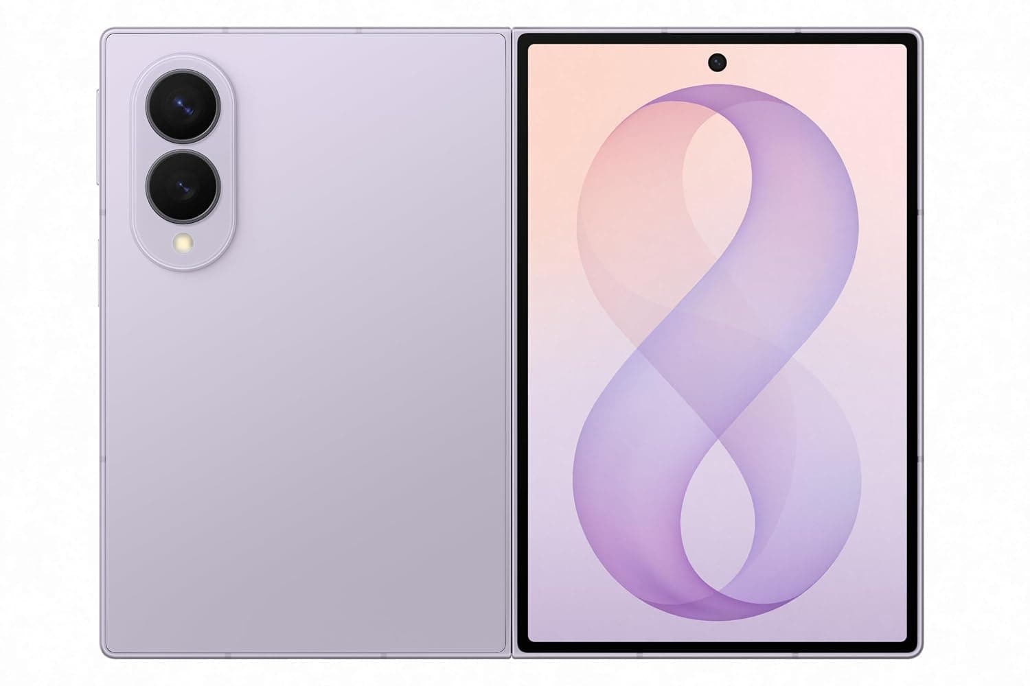 Samsung Galaxy Z Fold8 Lavender, 1TB, All-new Shape, Customized Processor, 4800 mAh Battery, 16GB RAM, Dual 50MP Camera, Now Nudge, 1 Year Manufacturer Warranty (UAE Type Approved)