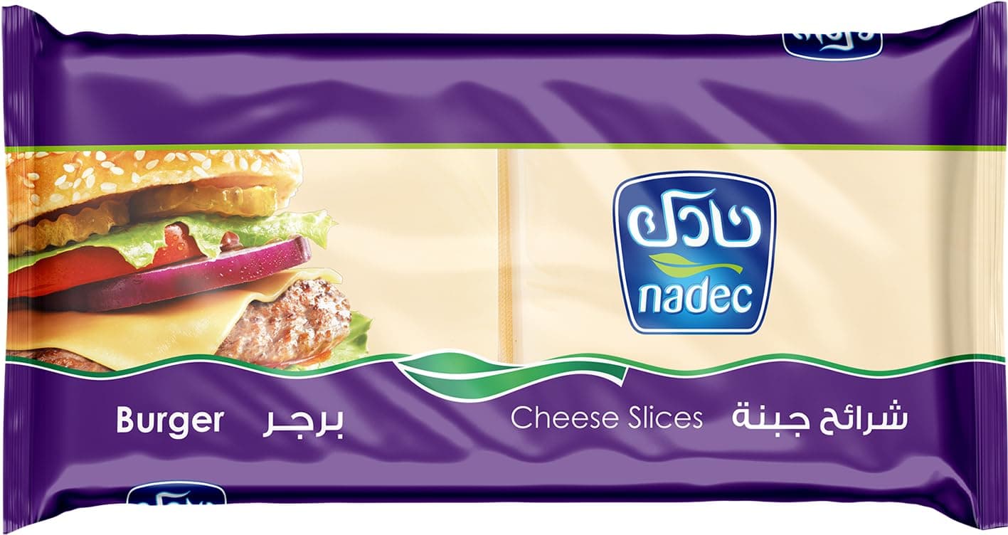 Nadec Burger Cheese Slice, 400 g