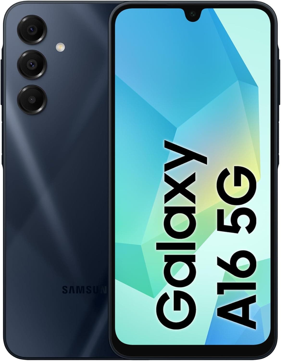 Samsung Galaxy A16 5G, Android Smartphone, Dual SIM Mobile Phone, 4GB RAM, 128GB Storage, Blue Black (KSA Version)