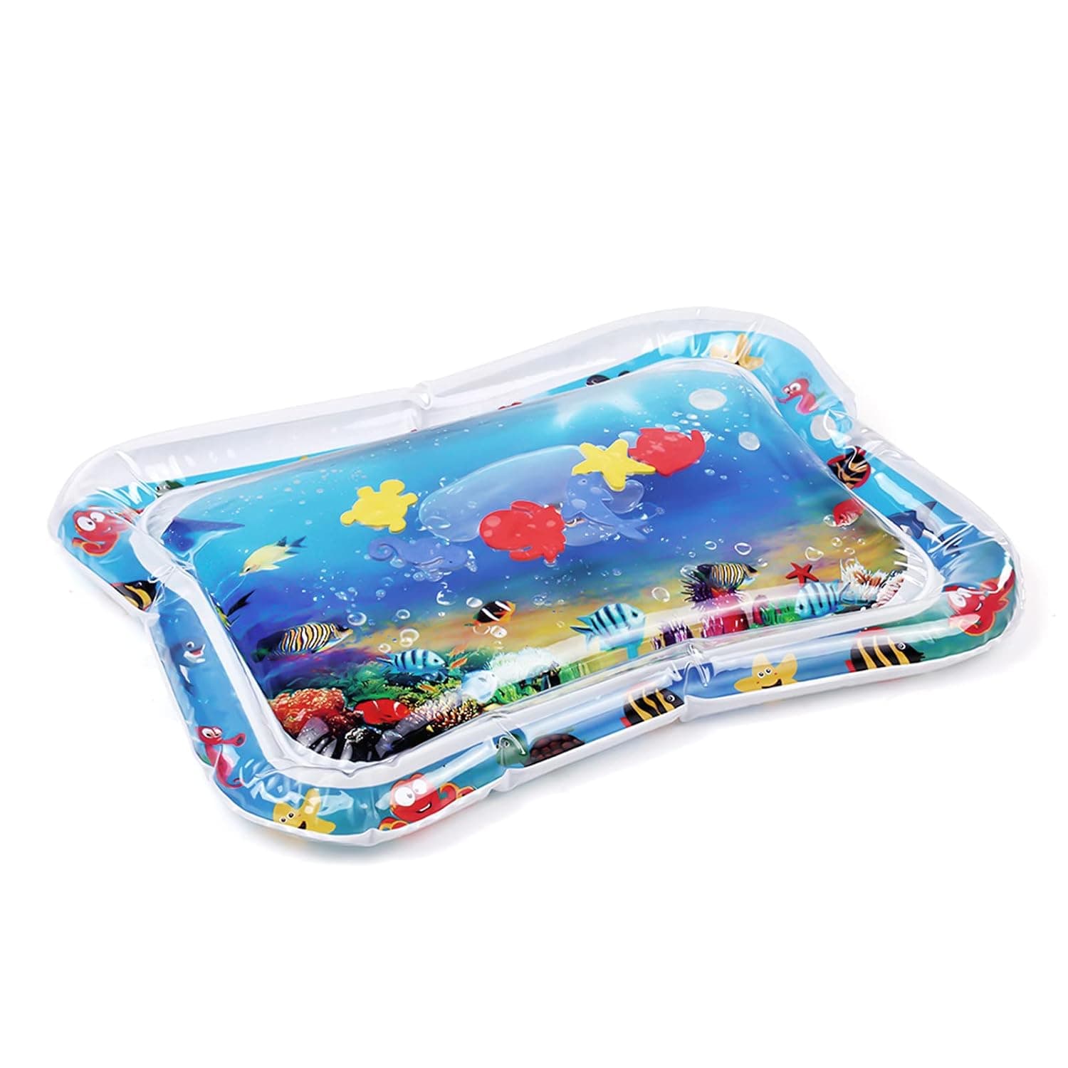 Inflatable Baby Water Mat Infant Tummy Time Playmat Toddler Fun Activity Play Center