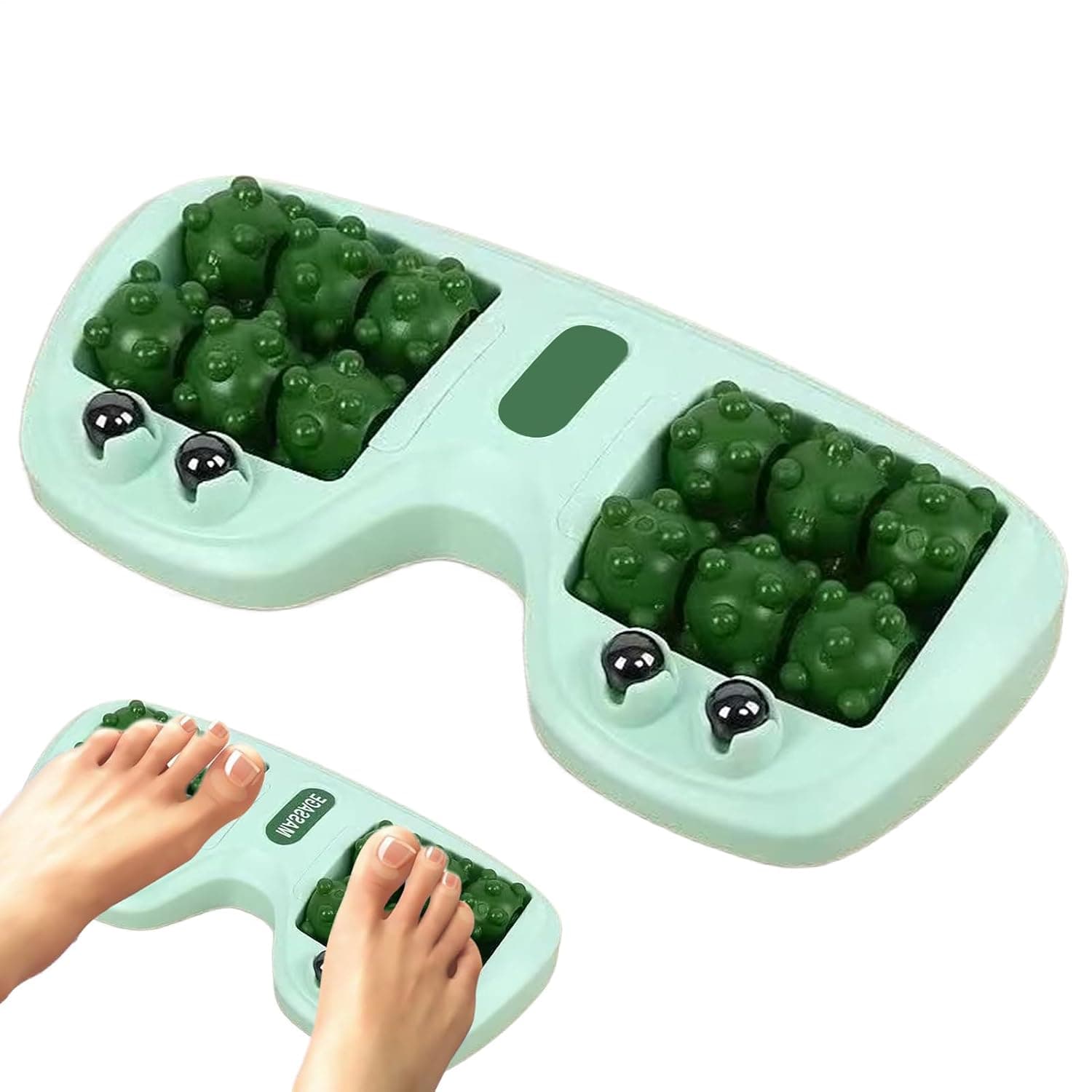 Massage Roller for Feet Tool Portable Relaxation Recovery Gym Accessories | Double Foot Manual Massage Roller Elderly Runners Relaxation Relieving Home Studio Gym Outdoor Bedroom Travel Business T