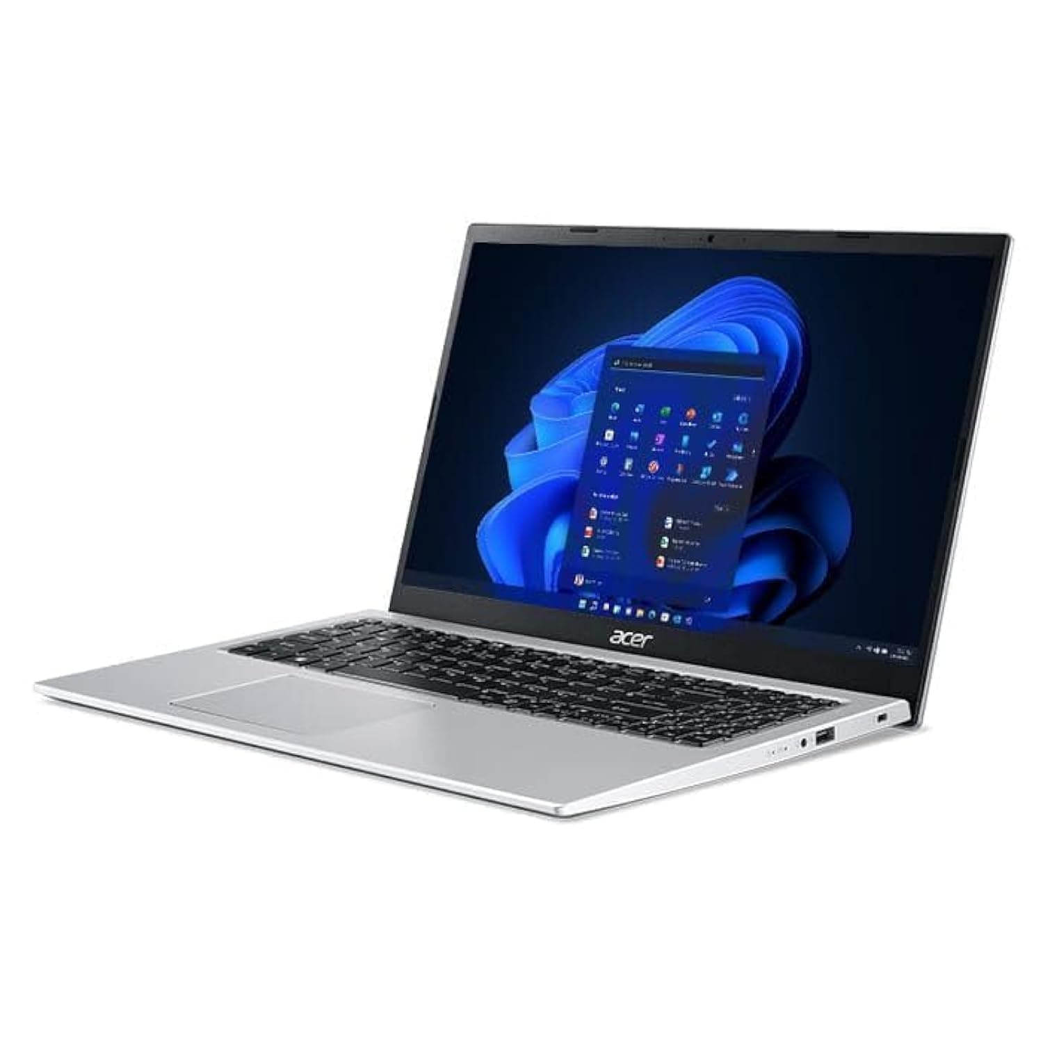 Acer Aspire 3 A315 Intel Core i5-1135G7 Processor, 8GB Ram, 512GB SSD M.2, Intel Iris Xe Graphics,15.6-inch FHD DOS - Pure Silver