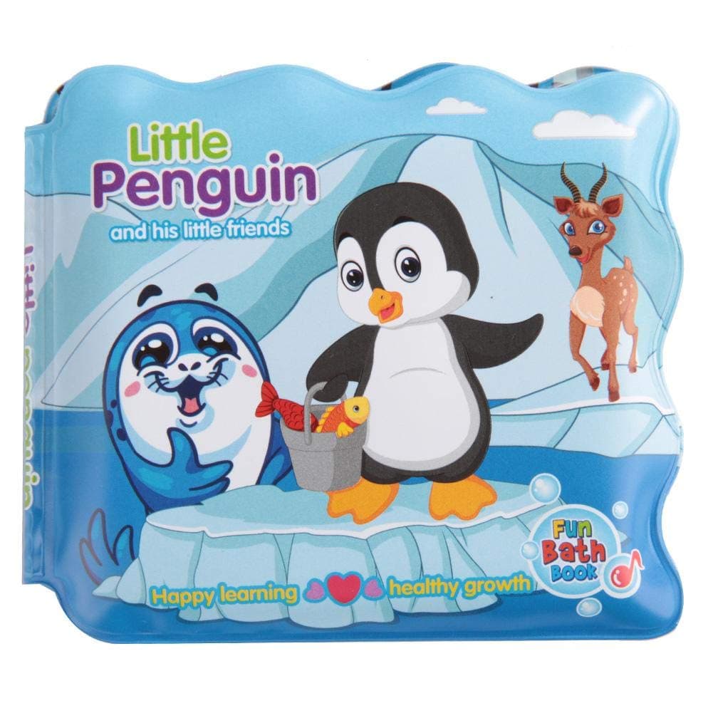 Baby Bath Books, Floatable Plastic Books Infant Bathtub Toys Fun Educational Learning Toys for Toddler Infants Shower