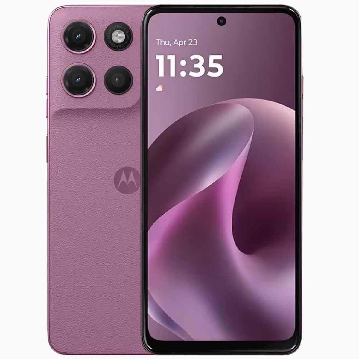 Motorola Moto G17 DUAL-SIM 128GB ROM + 4GB RAM (GSM Only | No CDMA) Factory Unlocked 4G/LTE Smartphone (Pantone Bordeaux) - International Version