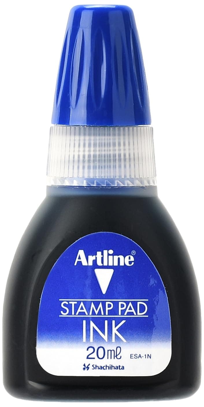 Artline Stamp Pad Ink 20 ml, Blue