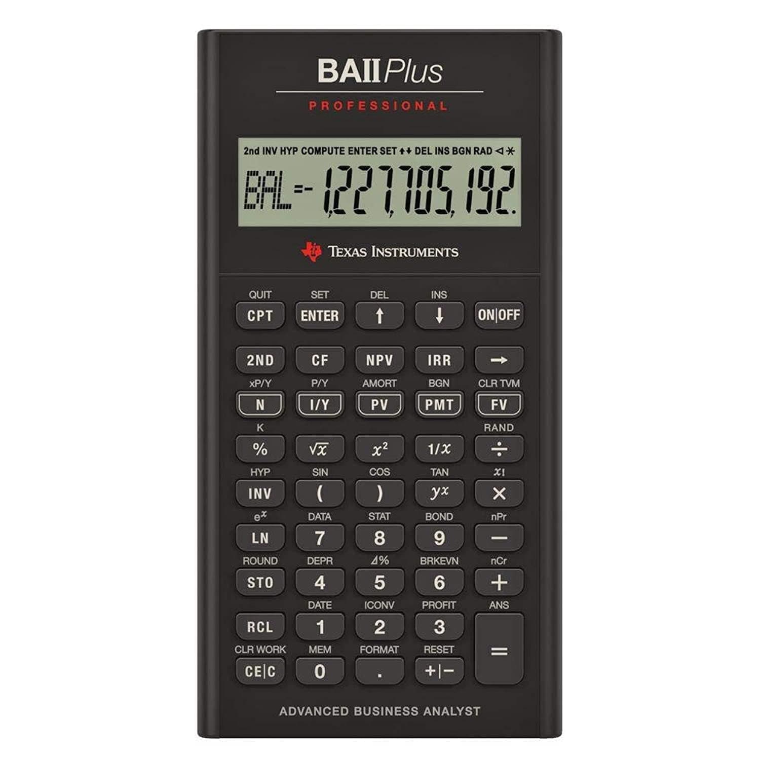BA II Plus Financial Calculator from Texas Instruments