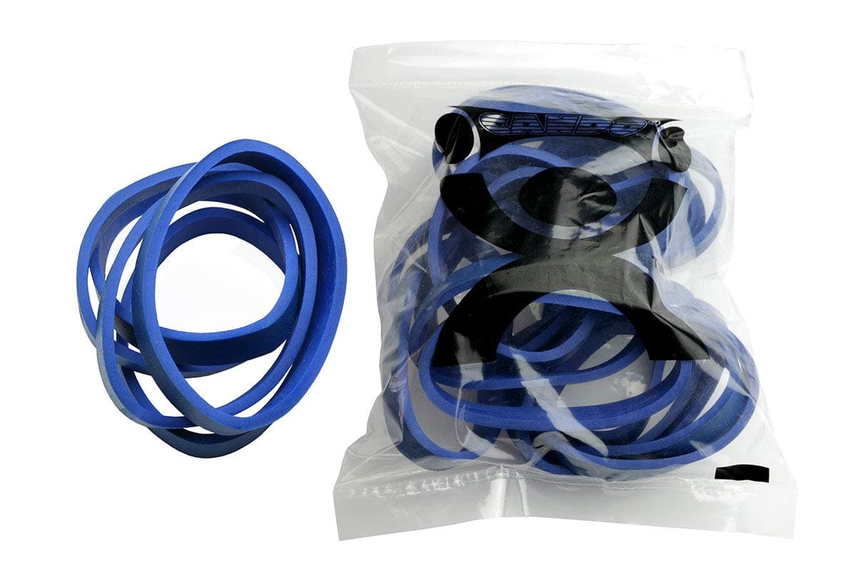CanDo Rubber Bands, Blue, 25 Count