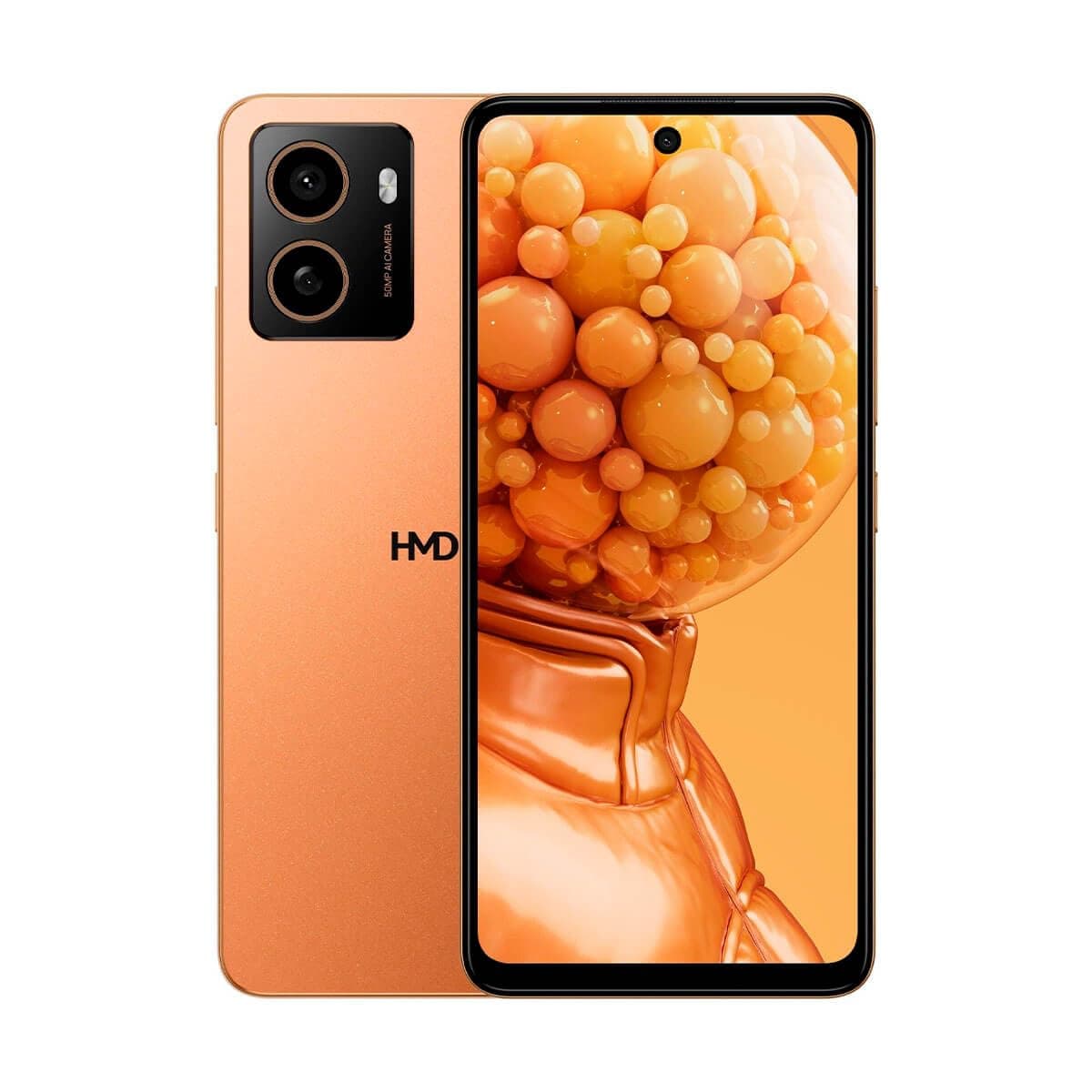 HMD Pulse+ Dual-SIM 128GB ROM + 4GB RAM (GSM Only | No CDMA) Factory Unlocked 4G/LTE Smartphone (Apricot Crush) - International Version