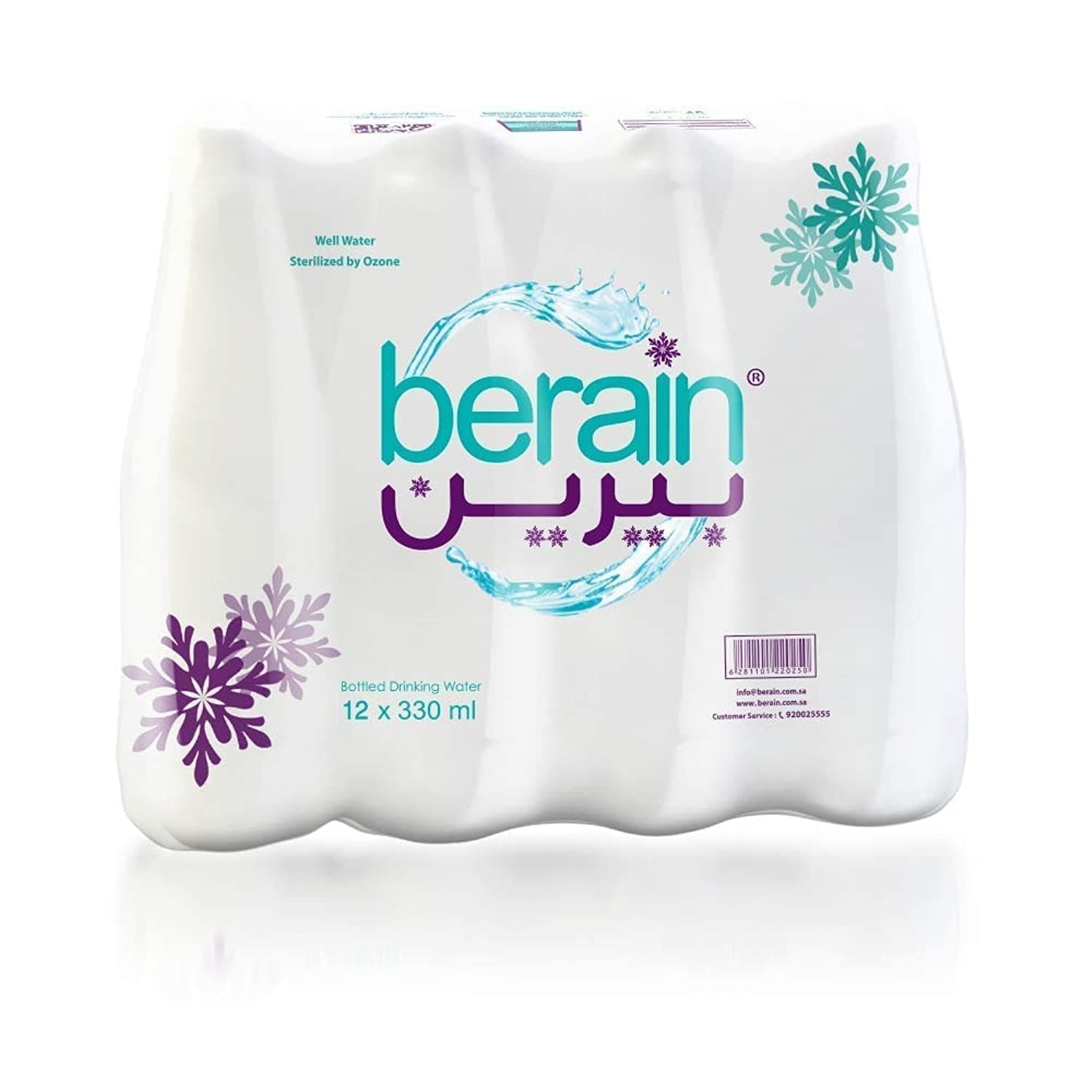 Berain Water Shrink Pack- Size 12×330 ML