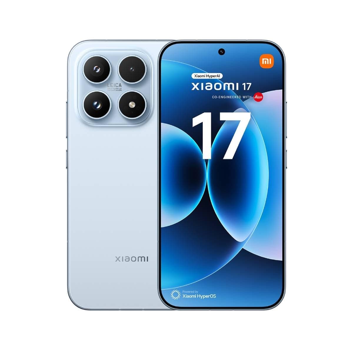 Xiaomi 17 Dual-SIM 256GB ROM + 12GB RAM (GSM Only | No CDMA) Factory Unlocked 5G Smartphone (Ice Blue) - International Version