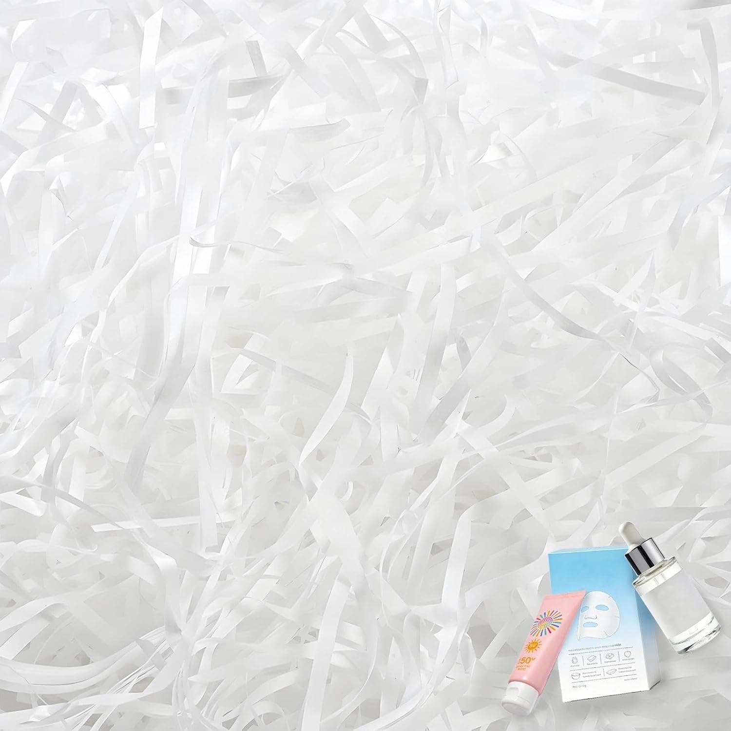 400g White Shredded Tissue Paper,White Shredded Paper,Gift Basket Filler Paper.Ideal For Holiday Decor And DIY Wrapping,Great Filler For Gift Baskets And Packages.