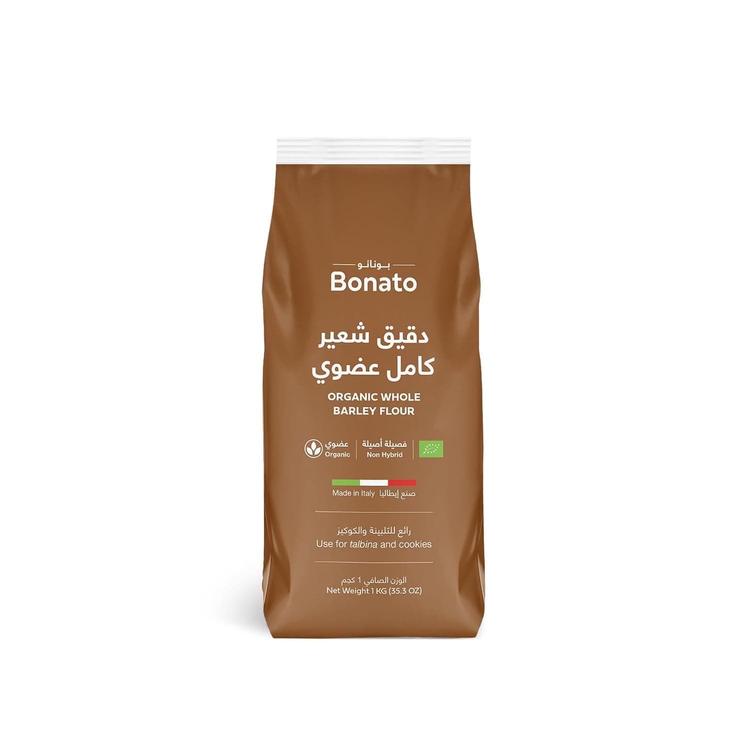 Bonato Organic Whole Barley Flour 1 kg