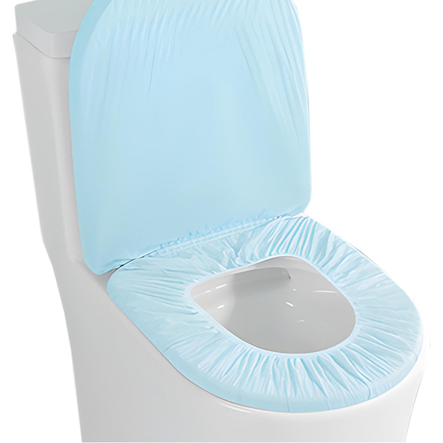 BOOM 20PCS Disposable Toilet Seat Covers,Disposable Toilet Seat Cover Set,Full Coverage Toilet Covers Kit,Portable Travel Toilet Seat Covers for Public Toilets Adults Kids Toddler Potty Training