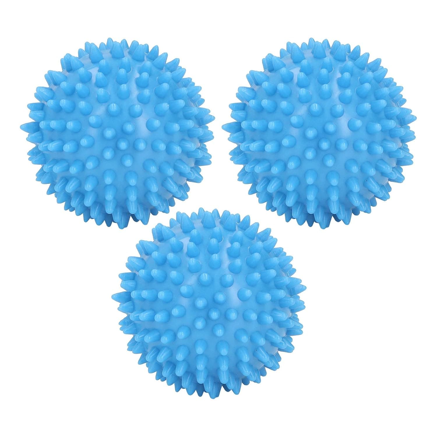 Cryfokt Spiky Massage Balls Set of 3 for Muscle Soreness Relief At Home Office Gym - Plastic Foot Massage Ball for Actuator Point Therapy and Relaxation