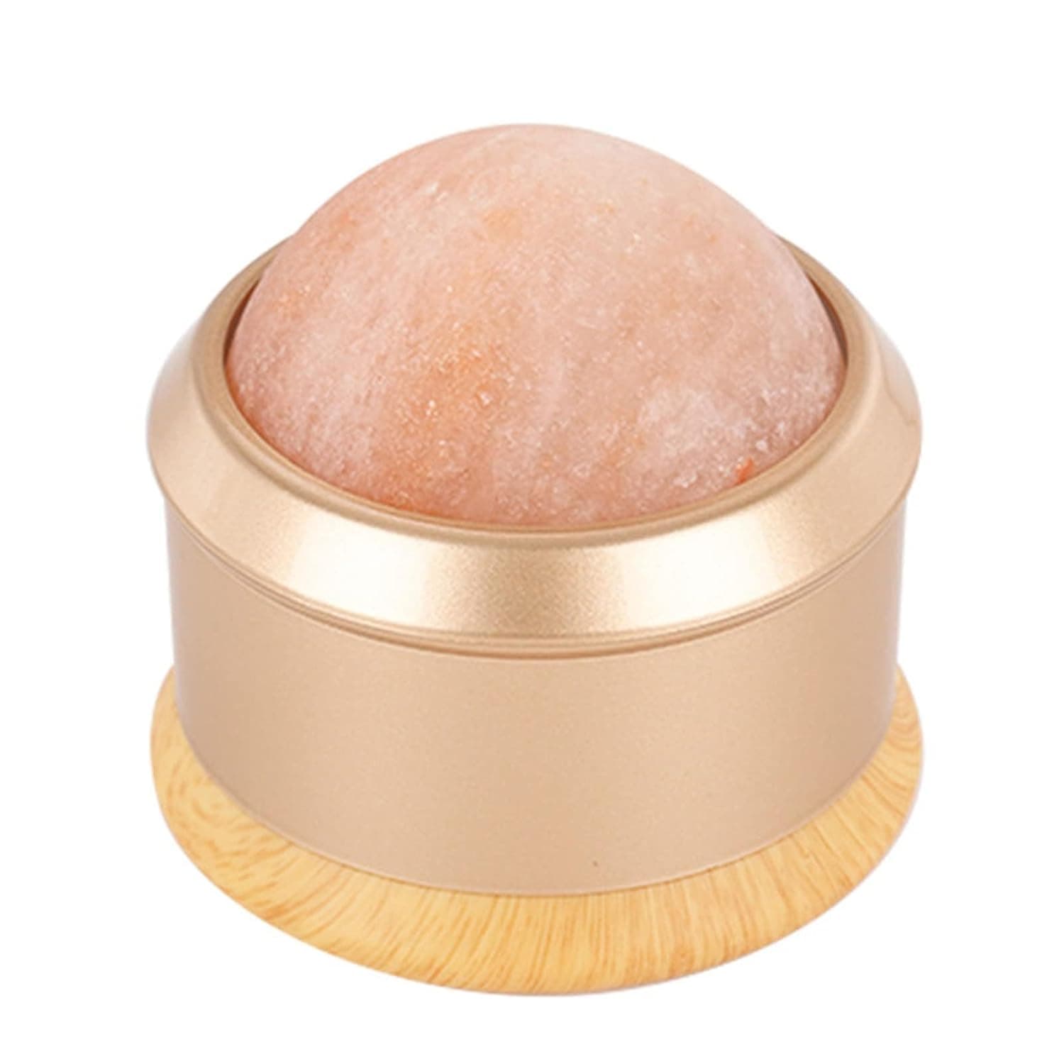 Massage Roller Ball, Himalayan Salt Ball Hand Massage Tool Salt Ball Roller Natural Therapy Roller Relaxation Roller Ball Body Massage Roller Therapeutic Roller for Neck, Back, Arm Full Body Massage