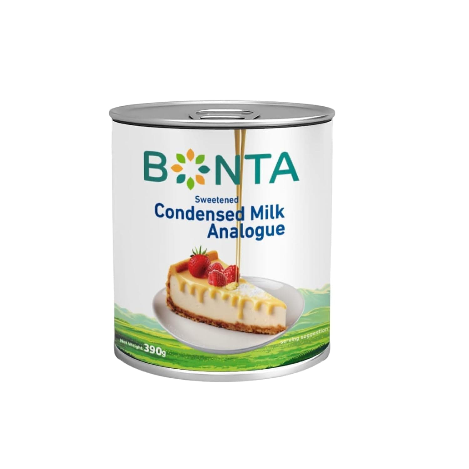 Bonta Sweetened Condensed Milk 390g- Rich & Creamy Sweetened Condensed Milk- Thick & Velvety Texture- Perfect for Desserts, Baking, Coffee & Beverages