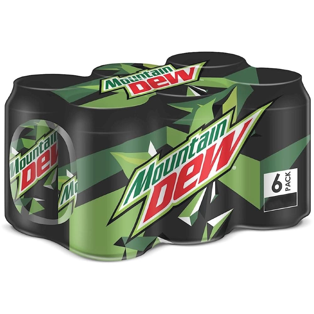 Mountain Dew Soft Drink, 325Ml x 6 Pcs