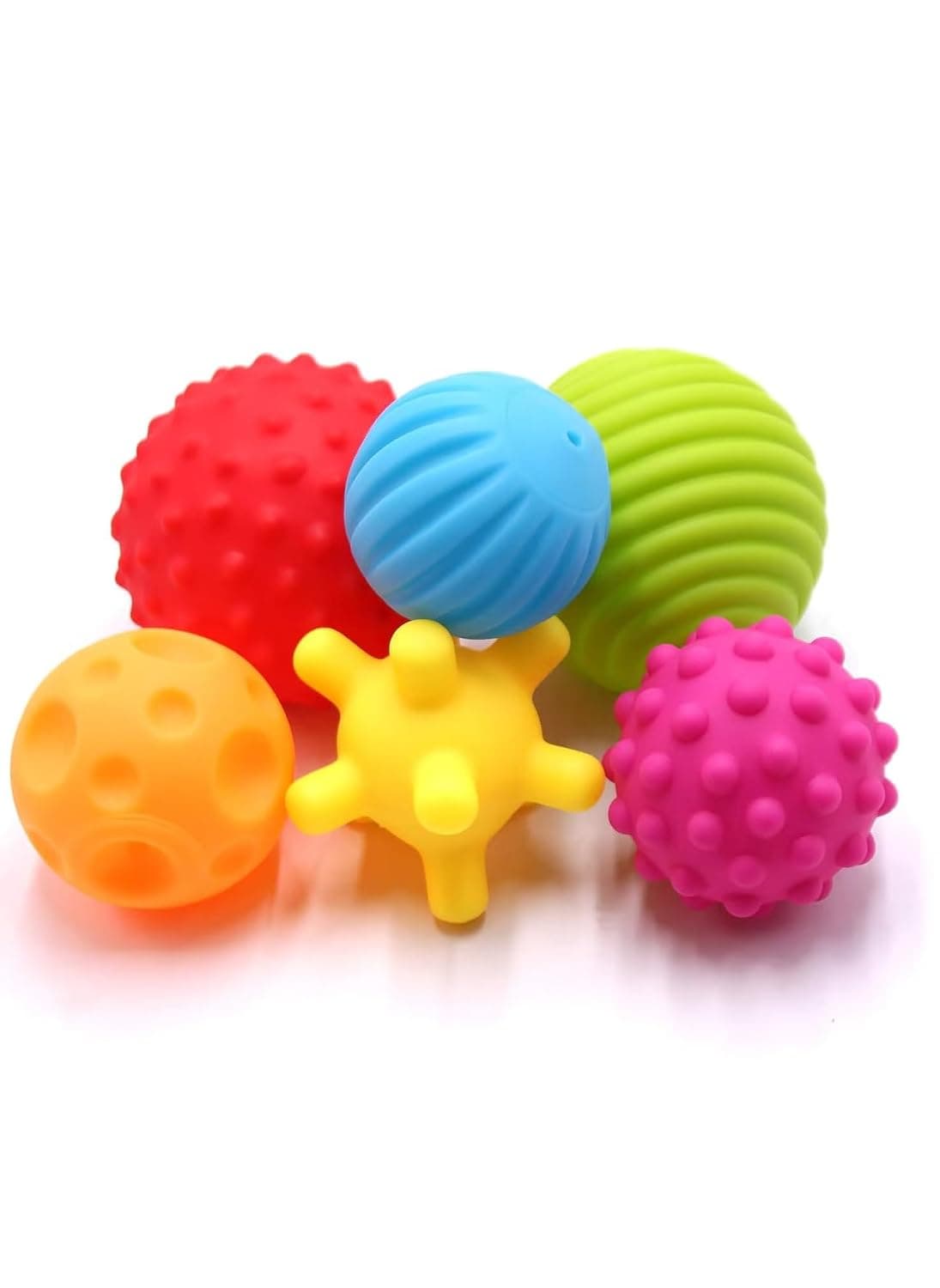 Toy Box 6 Pack Sensory Balls Spray Water Toy For Baby 30X20X10 Cm Multicolour