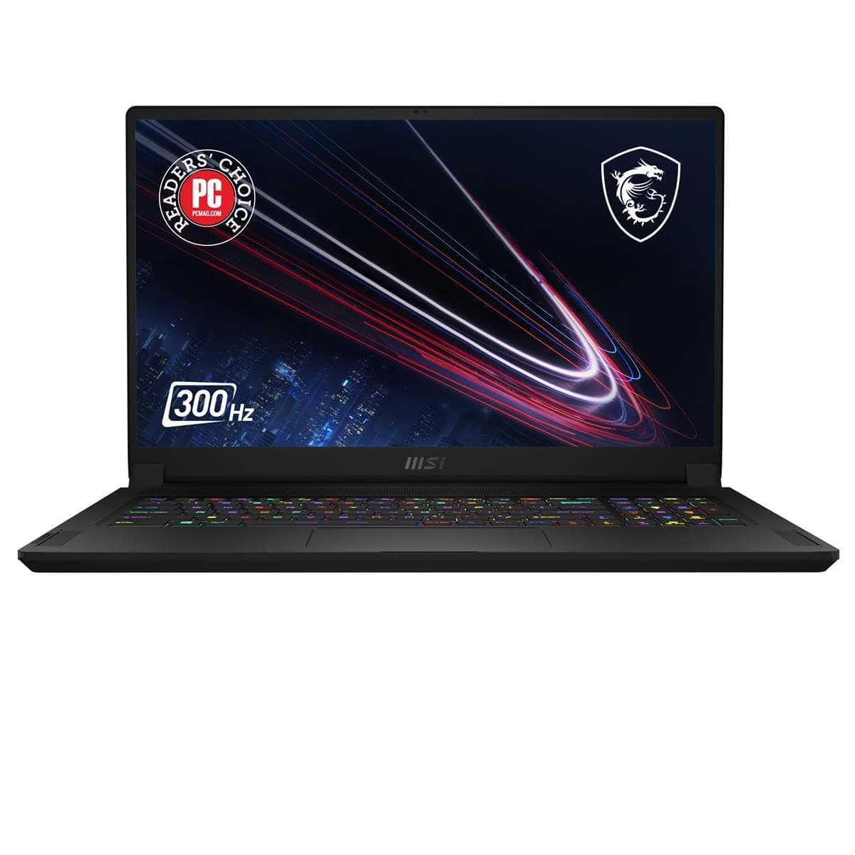 MSI GS76 Stealth 17.3" FHD 300Hz 3ms Ultra Thin and Light Gaming Laptop Intel Core i7-11800H RTX3060 16GB 512GB NVMe SSD Win10PRO VR Ready (11UE-623)