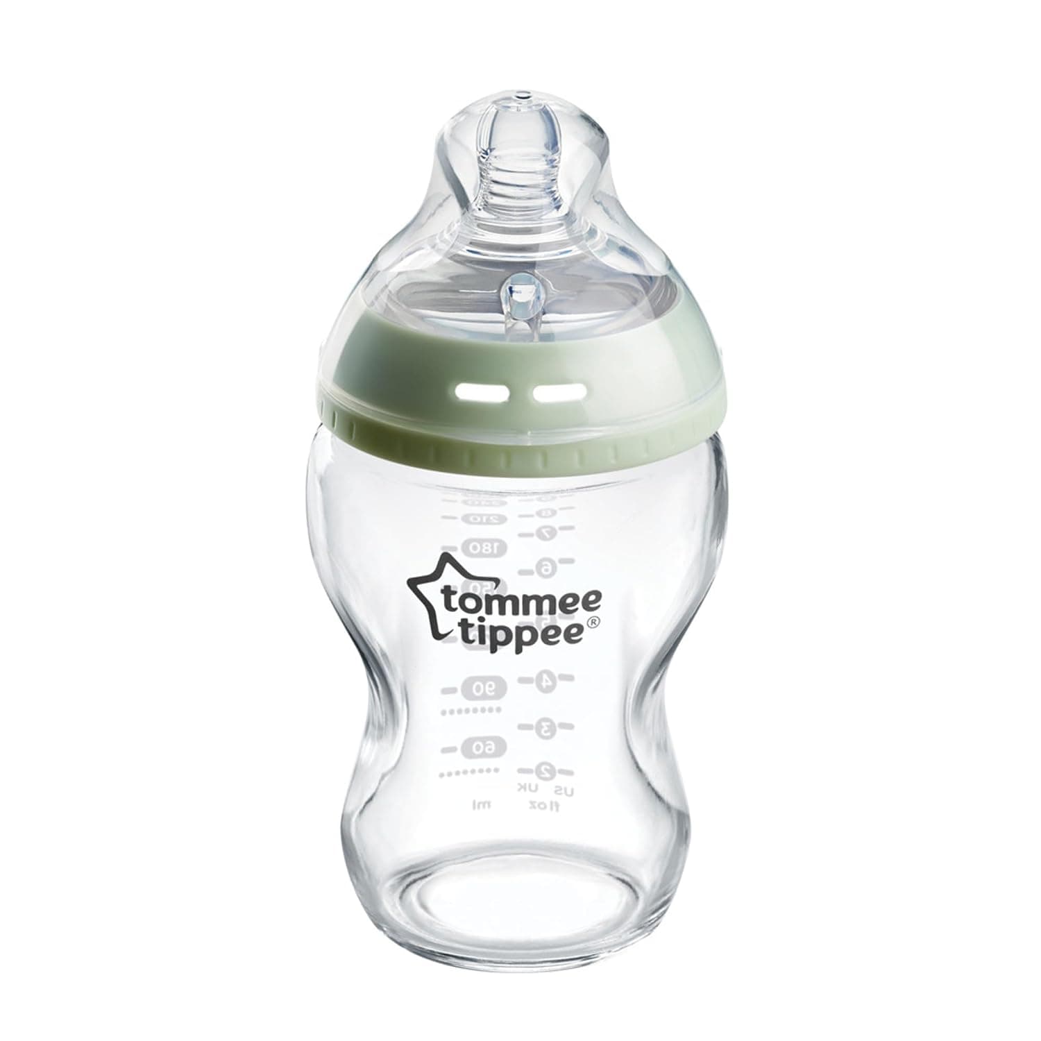 Tommee Tippee Natural Start GLASS 1X 250ML Bottle AR EN