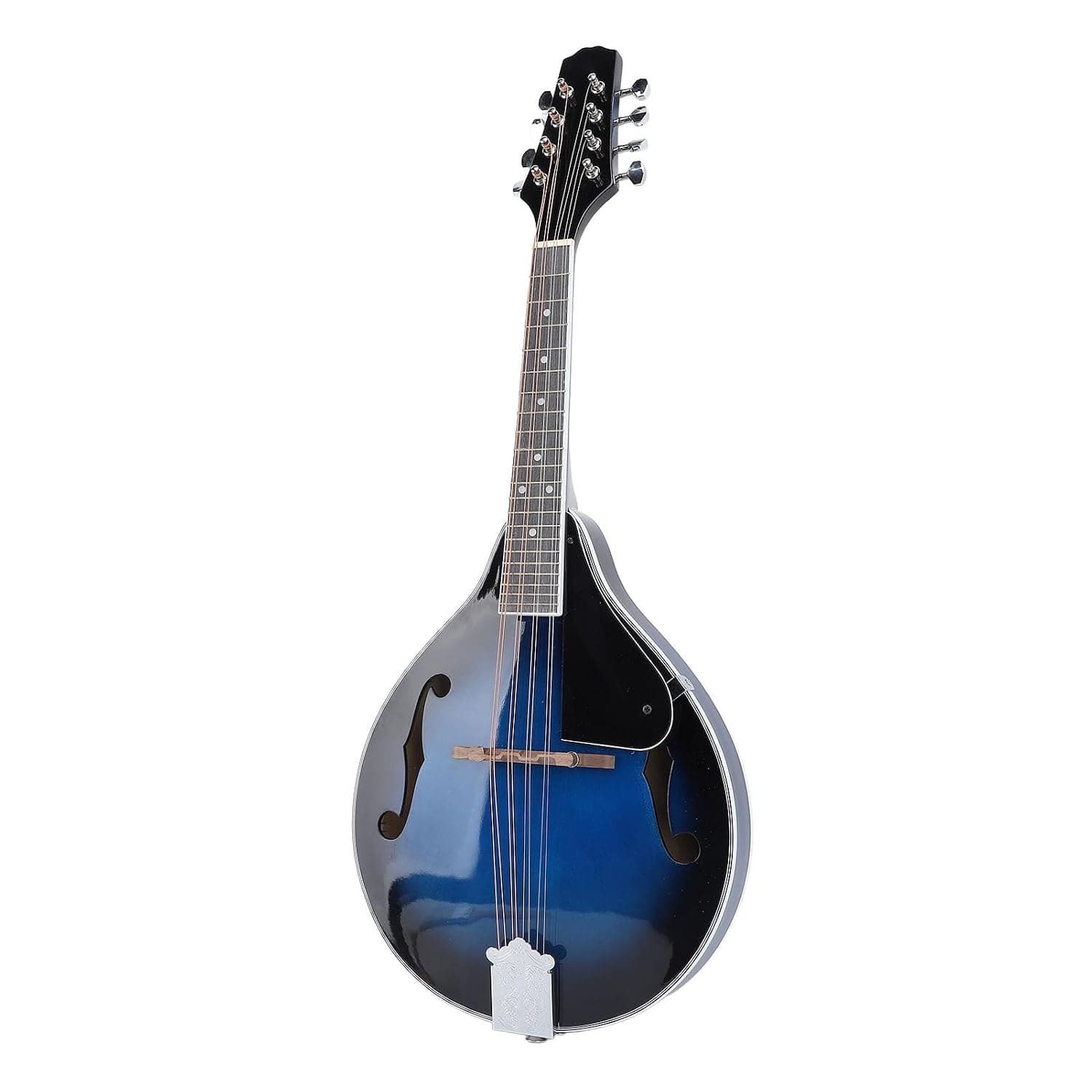 Luocute Wooden Mandolin, A Style 8 String Musical Instrument with Chrome Open Gear Tuners for Beginners and Band Performances
