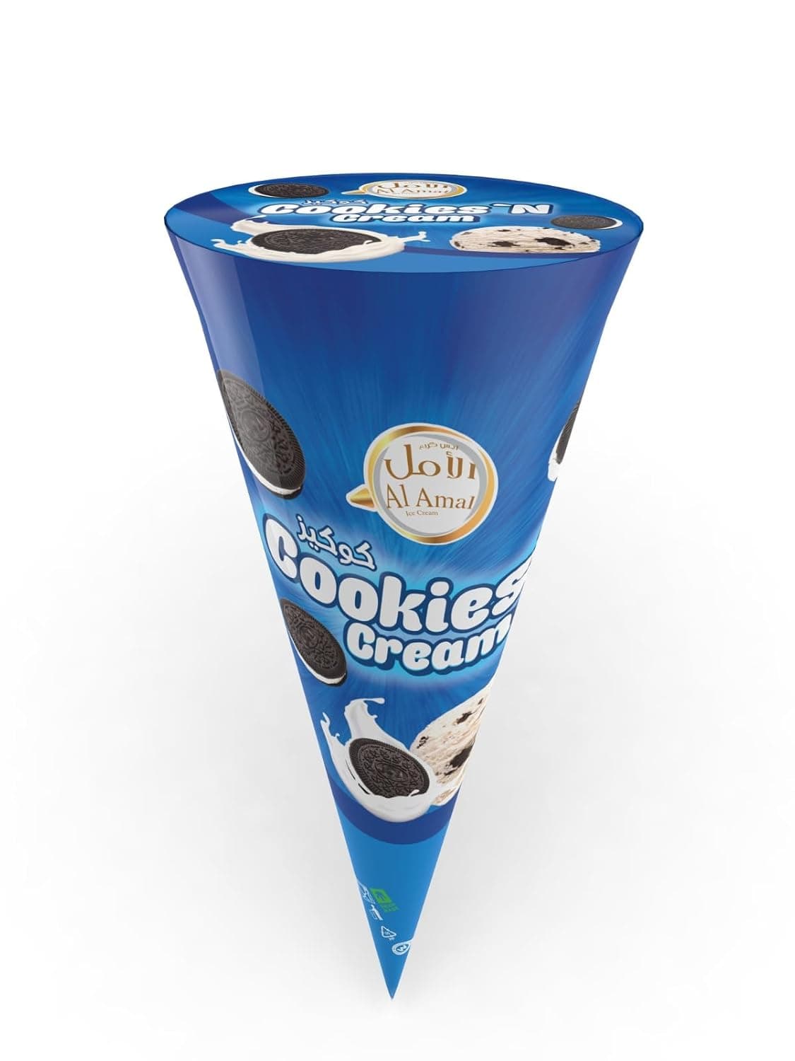 Al Amal Cookies Ice Cream Cone 120 ml
