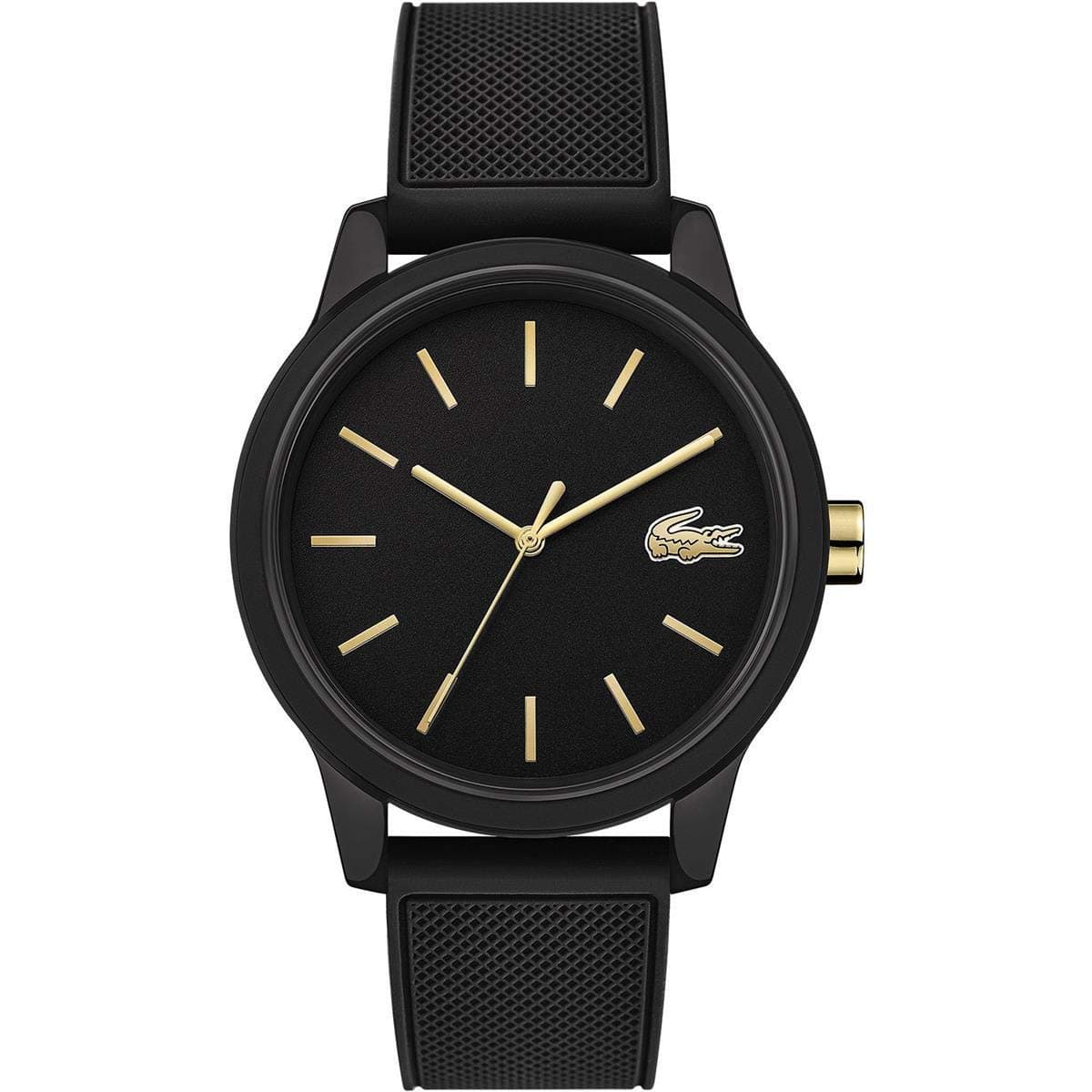 Lacoste Men's Quartz Case and Rubber Strap Casual, Watch