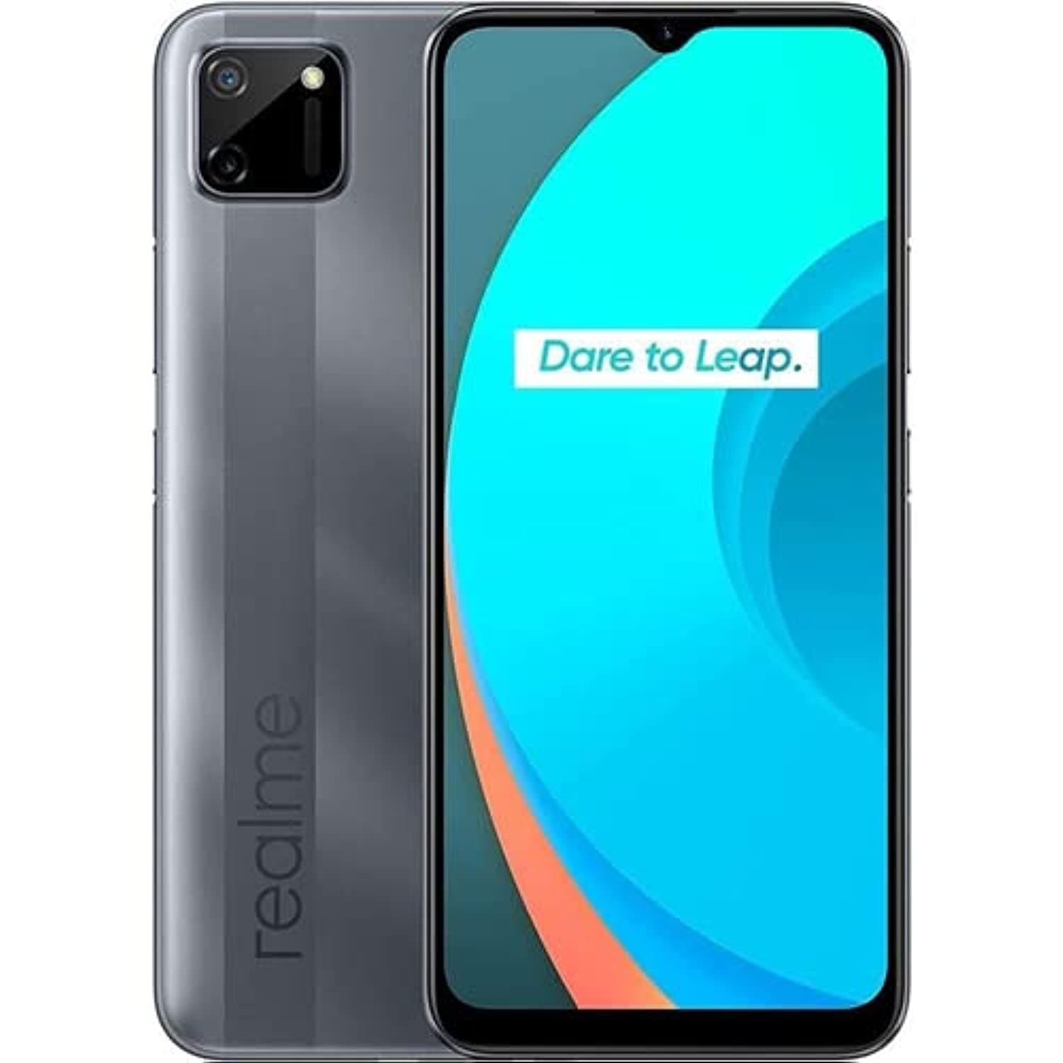 Realme C11 (2021) Dual-SIM 64GB ROM + 4GB RAM (GSM only | No CDMA) Factory Unlocked 4G/LTE SmartPhone (Cool Grey) - International Version