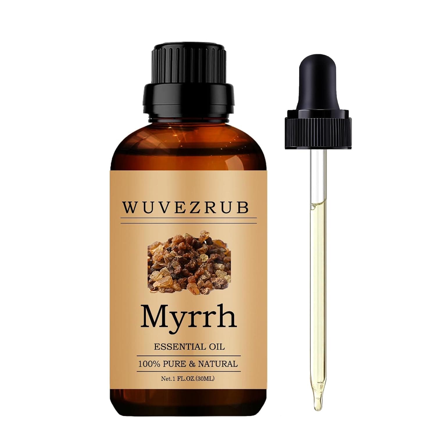 Organic Myrrh Essential Oils, 30Ml Pure and Natural Myrrh Essential Oil for Aromatherapy Diffuser - Myrrh / 1 Fl Oz